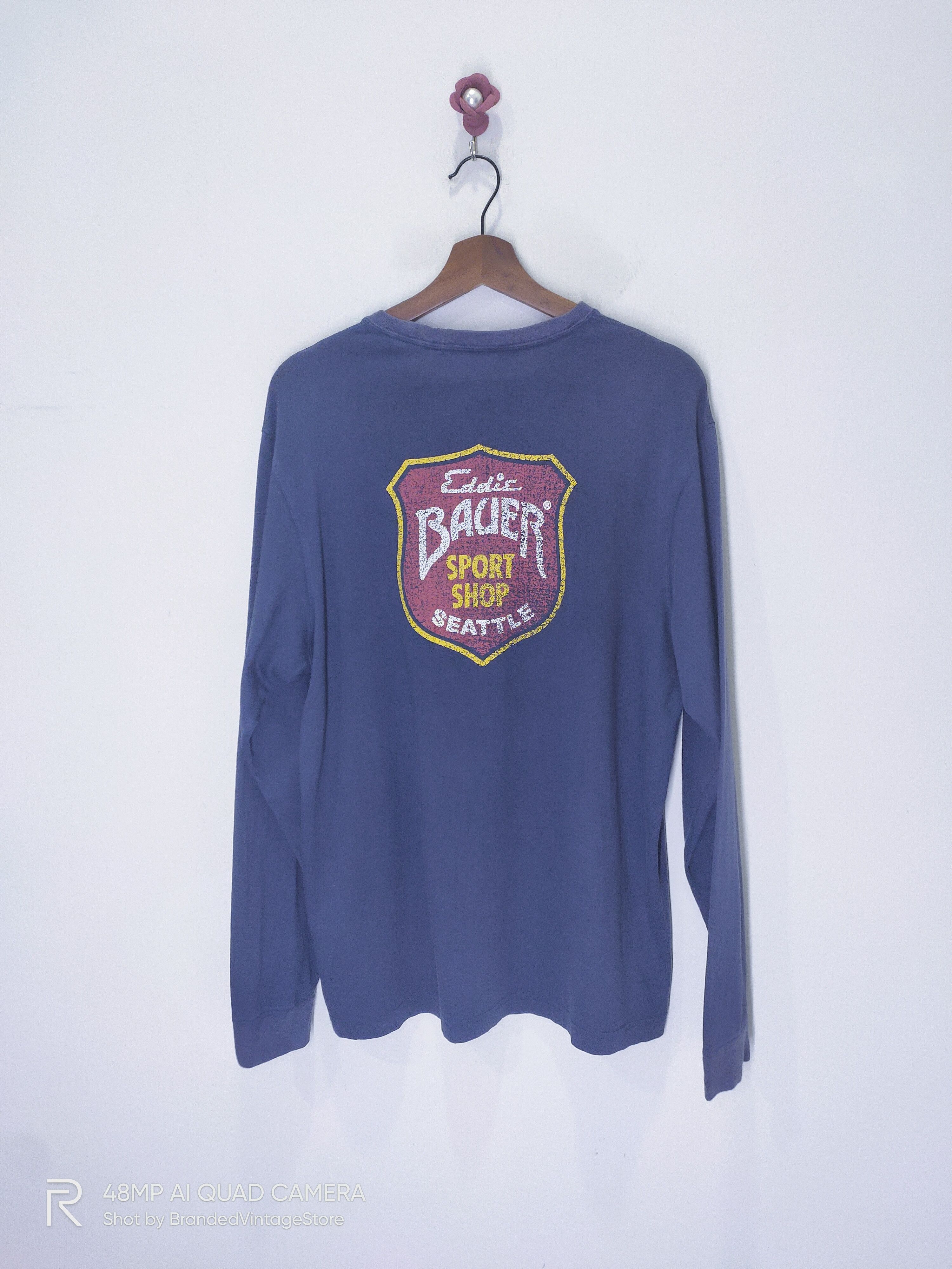 Eddie Bauer × Route 66 Vintage EDDIE BAUER Route 66 Outdoor Outfitter Sweatshirt Size US L / EU 52-54 / 3 - 1 Thumbnail