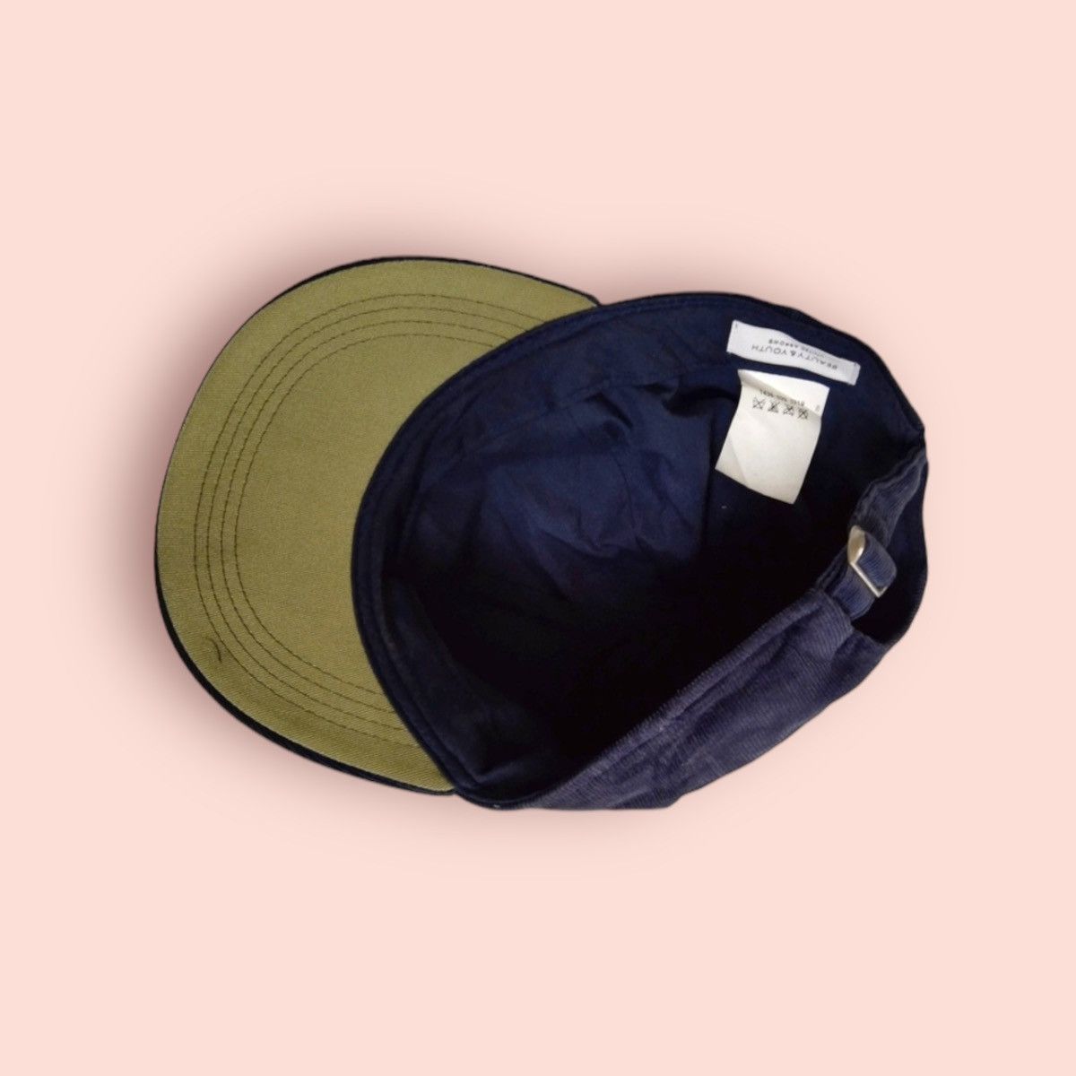 BEAUTY&YOUTH × United Arrows VINTAGE BEAUTY & YOUTH X UNITED ARROW CORDUROY STRAPBACK HAT Size ONE SIZE - 15 Thumbnail