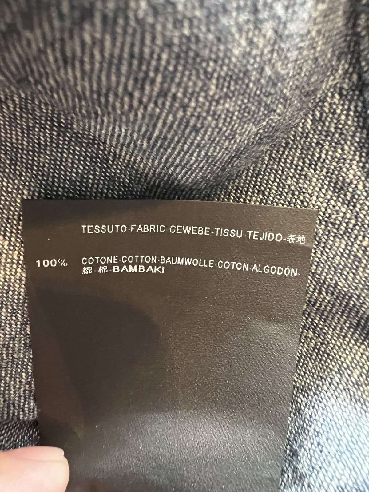 Hedi Slimane × Saint Laurent Paris SAINT LAURENT SS15 PAISLEY DENIM SHIRT Size US XL / EU 56 / 4 - 6 Thumbnail