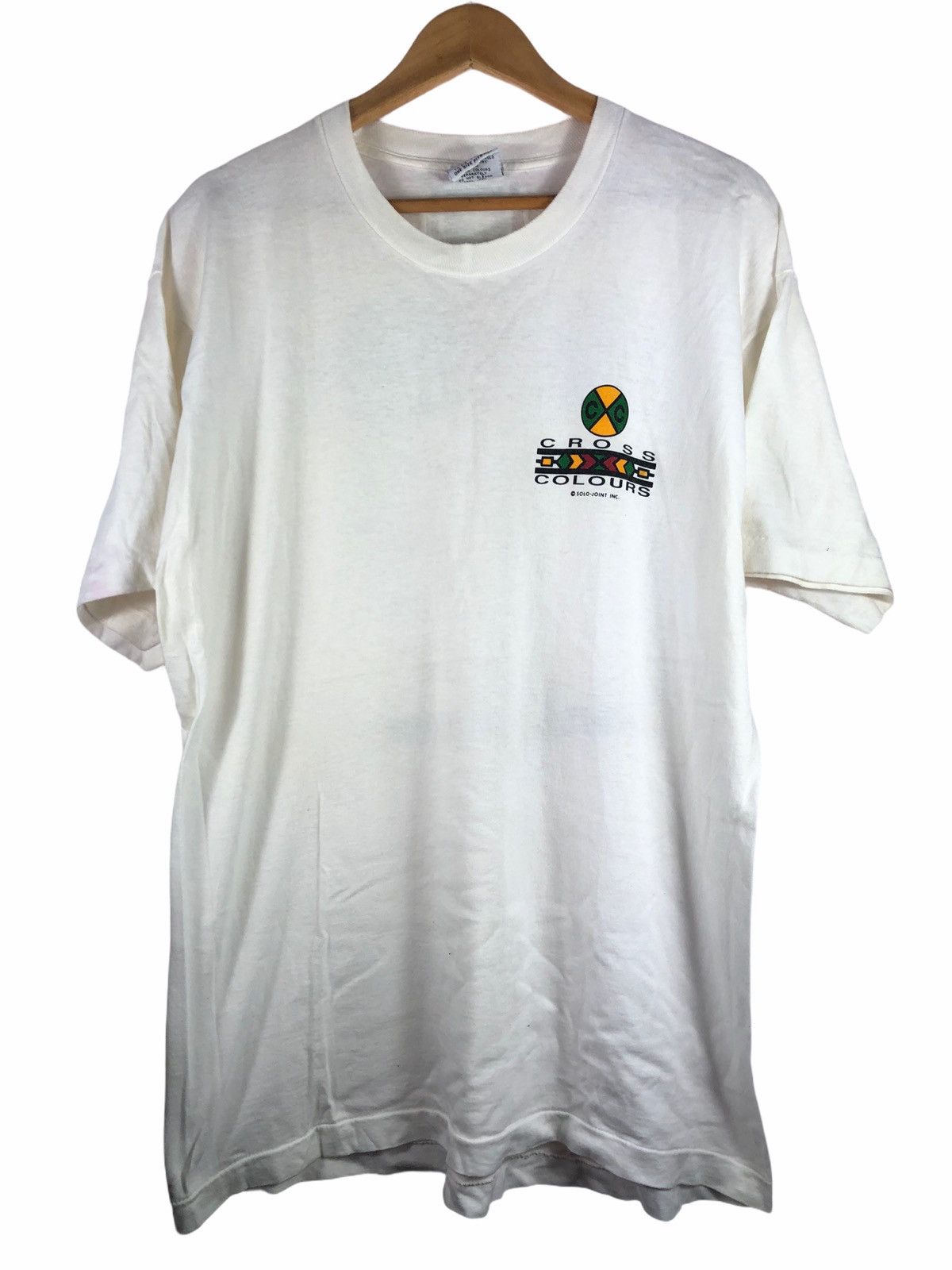 Cross Colours VINTAGE CROSS COLOUR YA DIG SOLO JOINT HIP HOP T-SHIRTS Size US XL / EU 56 / 4 - 2 Thumbnail