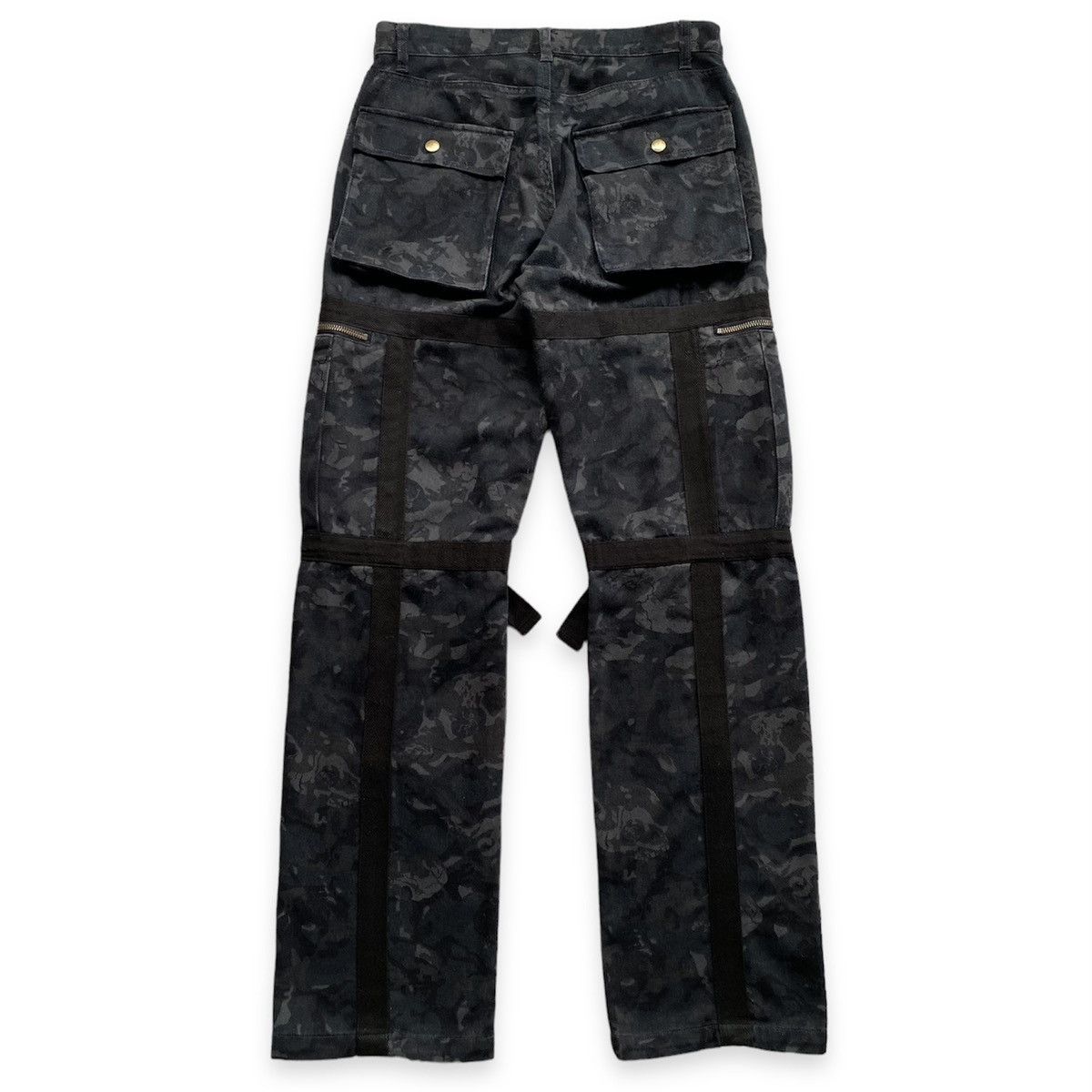Japanese Brand 📣LAST CALL📣 PPFM Skully Camo Bondage Archive Pants Size US 30 / EU 46 - 6 Thumbnail