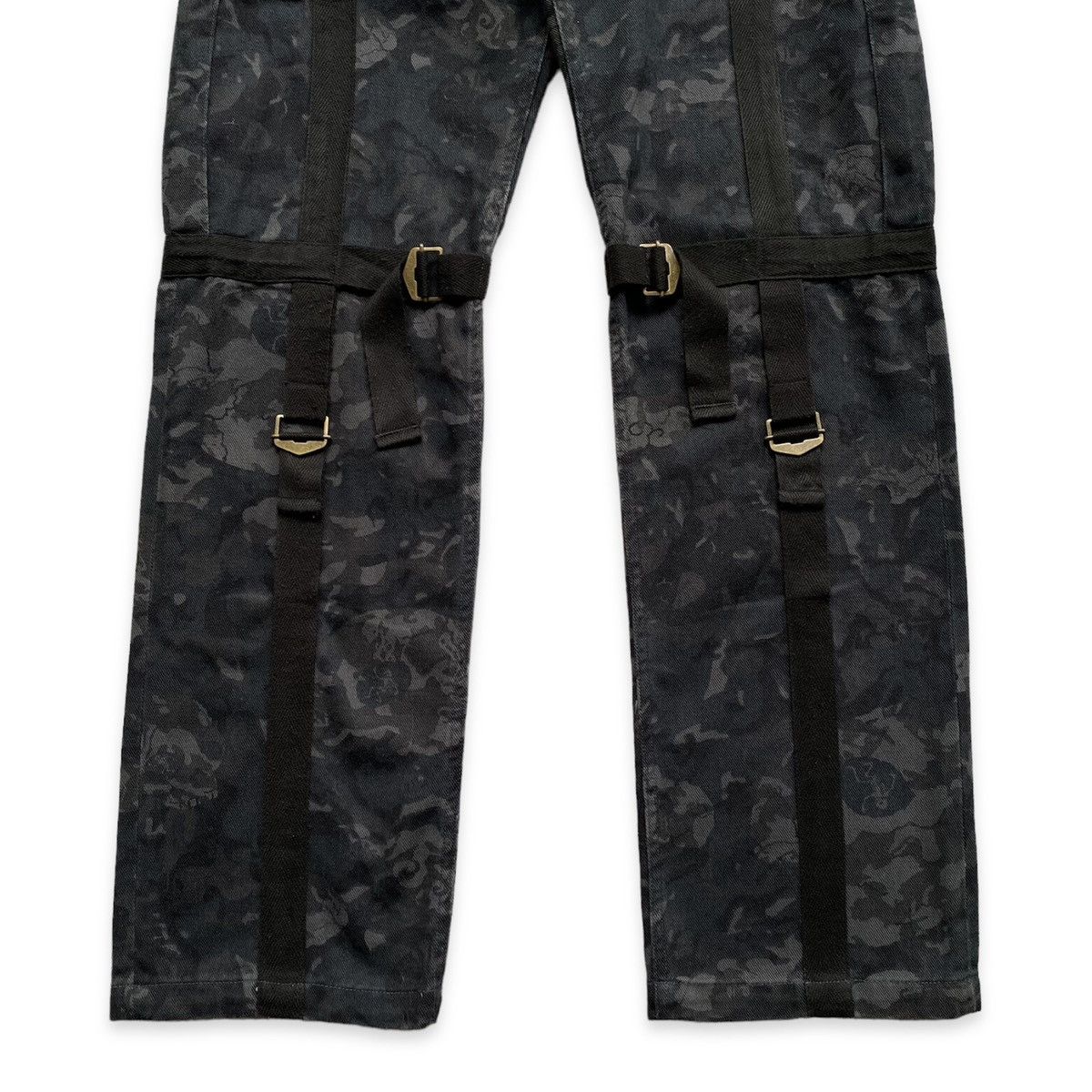 Japanese Brand 📣LAST CALL📣 PPFM Skully Camo Bondage Archive Pants Size US 30 / EU 46 - 3 Thumbnail