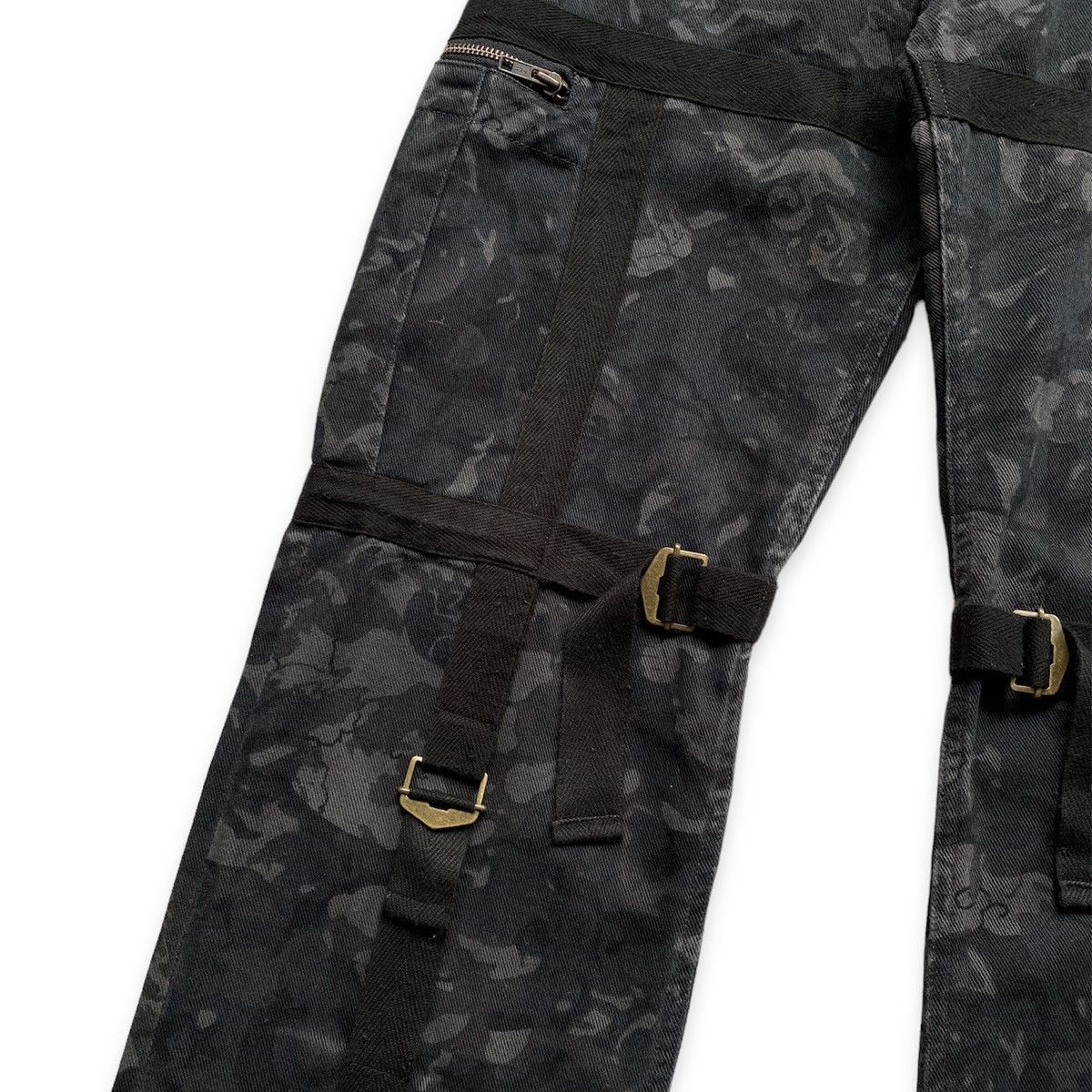 Japanese Brand 📣LAST CALL📣 PPFM Skully Camo Bondage Archive Pants Size US 30 / EU 46 - 5 Thumbnail