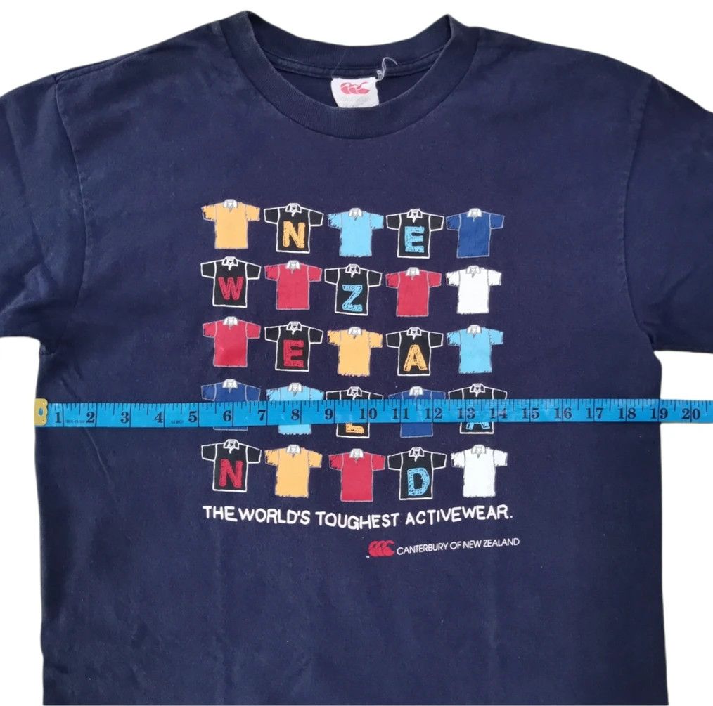 All Blacks Vintage Canterbury of New Zealand All Black Tee Stitches Size US M / EU 48-50 / 2 - 4 Thumbnail