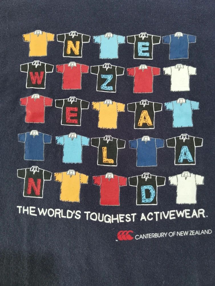 All Blacks Vintage Canterbury of New Zealand All Black Tee Stitches Size US M / EU 48-50 / 2 - 1 Thumbnail