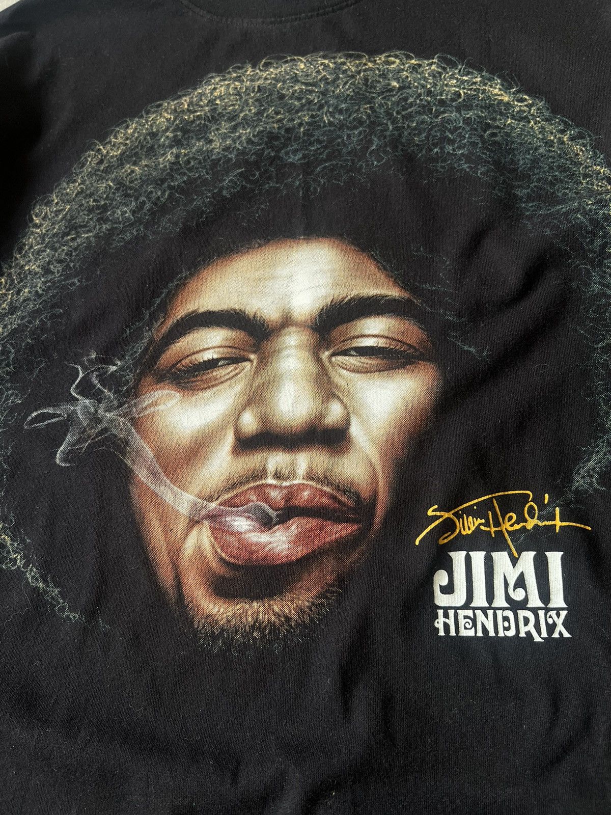 Band Tees Jimi Hendrix Vintage Black T Shirt Size L Size US L / EU 52-54 / 3 - 2 Thumbnail