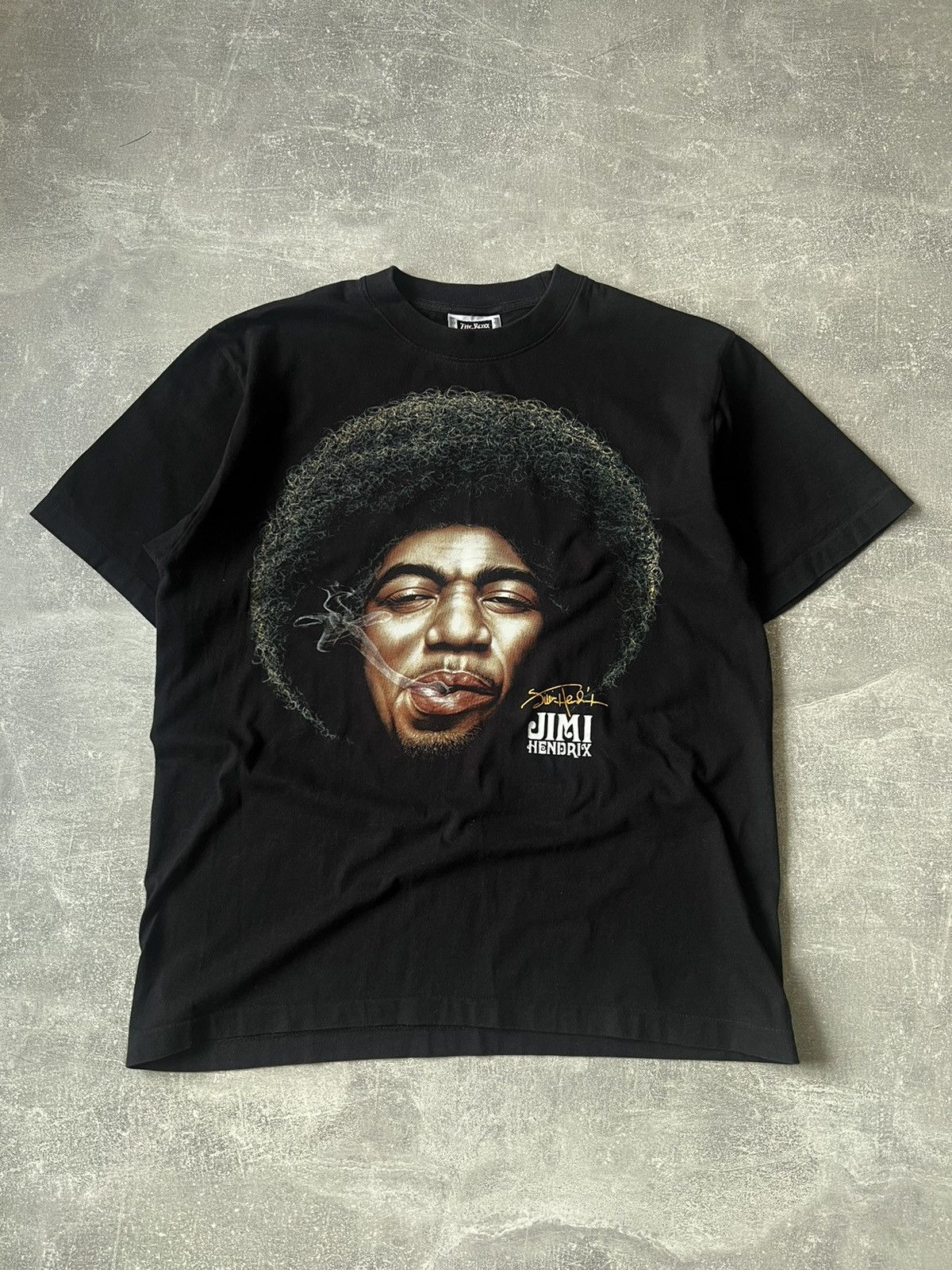 Tee-shirt Jimi Hendrix peinture | Aïcha Bendafi | Artiste à Arles