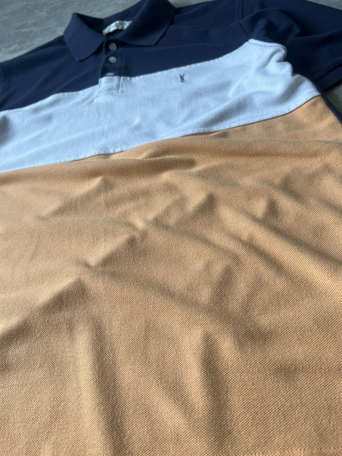 Yves Saint Laurent YSL Yves Saint Laurent Pour Homme Polo Shirt Size L Size US L / EU 52-54 / 3 - 2 Thumbnail