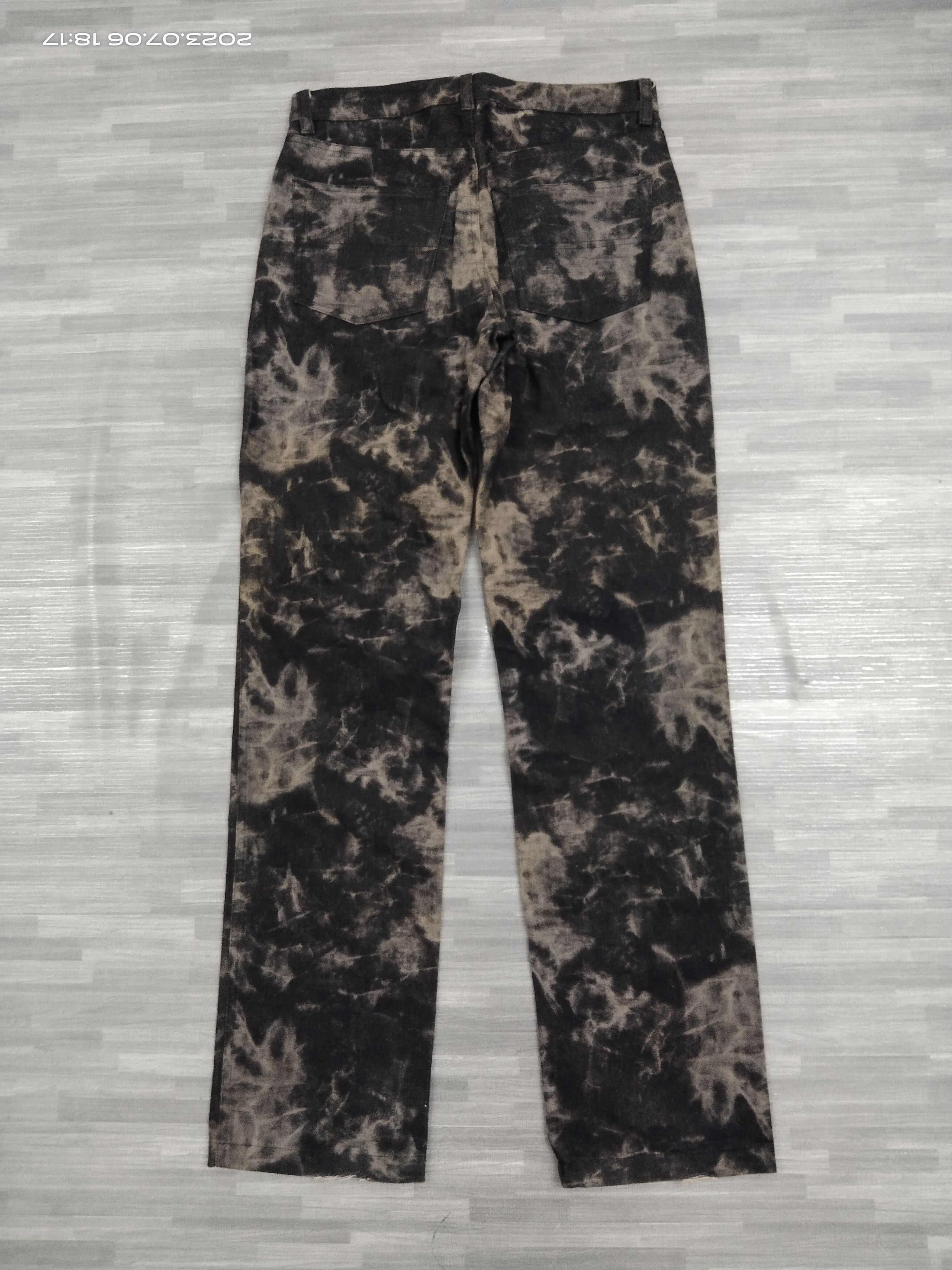 If Six Was Nine SiCK BLEACHED BLACK GROSSO DENIM PANTS Size US 30 / EU 46 - 3 Thumbnail