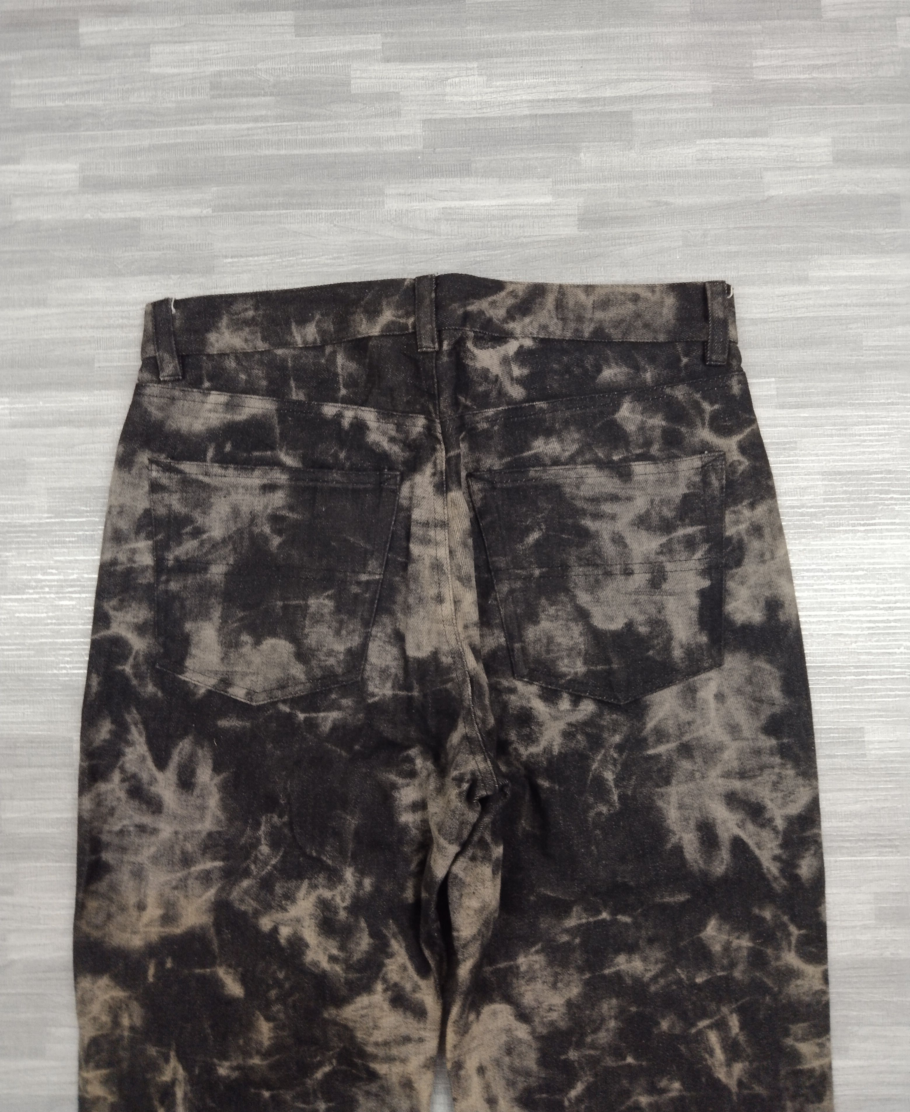 If Six Was Nine SiCK BLEACHED BLACK GROSSO DENIM PANTS Size US 30 / EU 46 - 5 Thumbnail