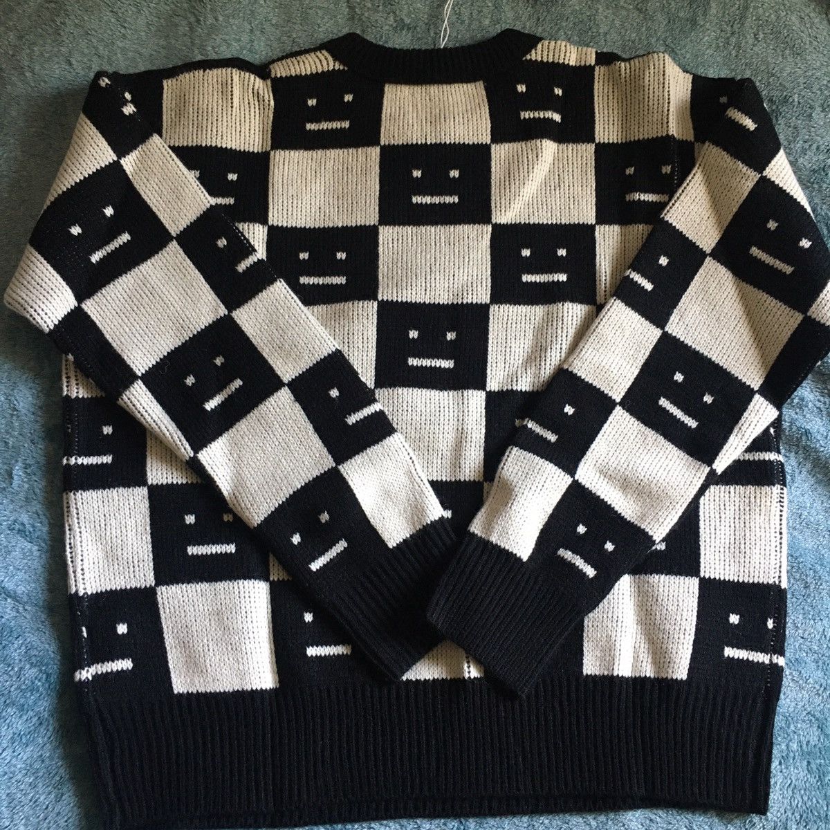 Acne Studios ACNE STUDIOS Multi Face Knit Sweater Unisex Size US L / EU 52-54 / 3 - 7 Thumbnail