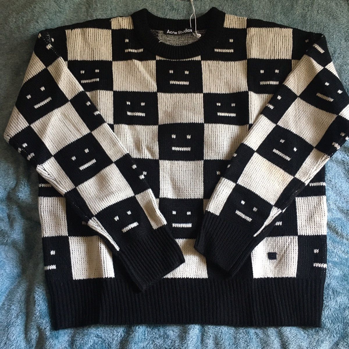 Acne Studios ACNE STUDIOS Multi Face Knit Sweater Unisex Size US L / EU 52-54 / 3 - 6 Thumbnail