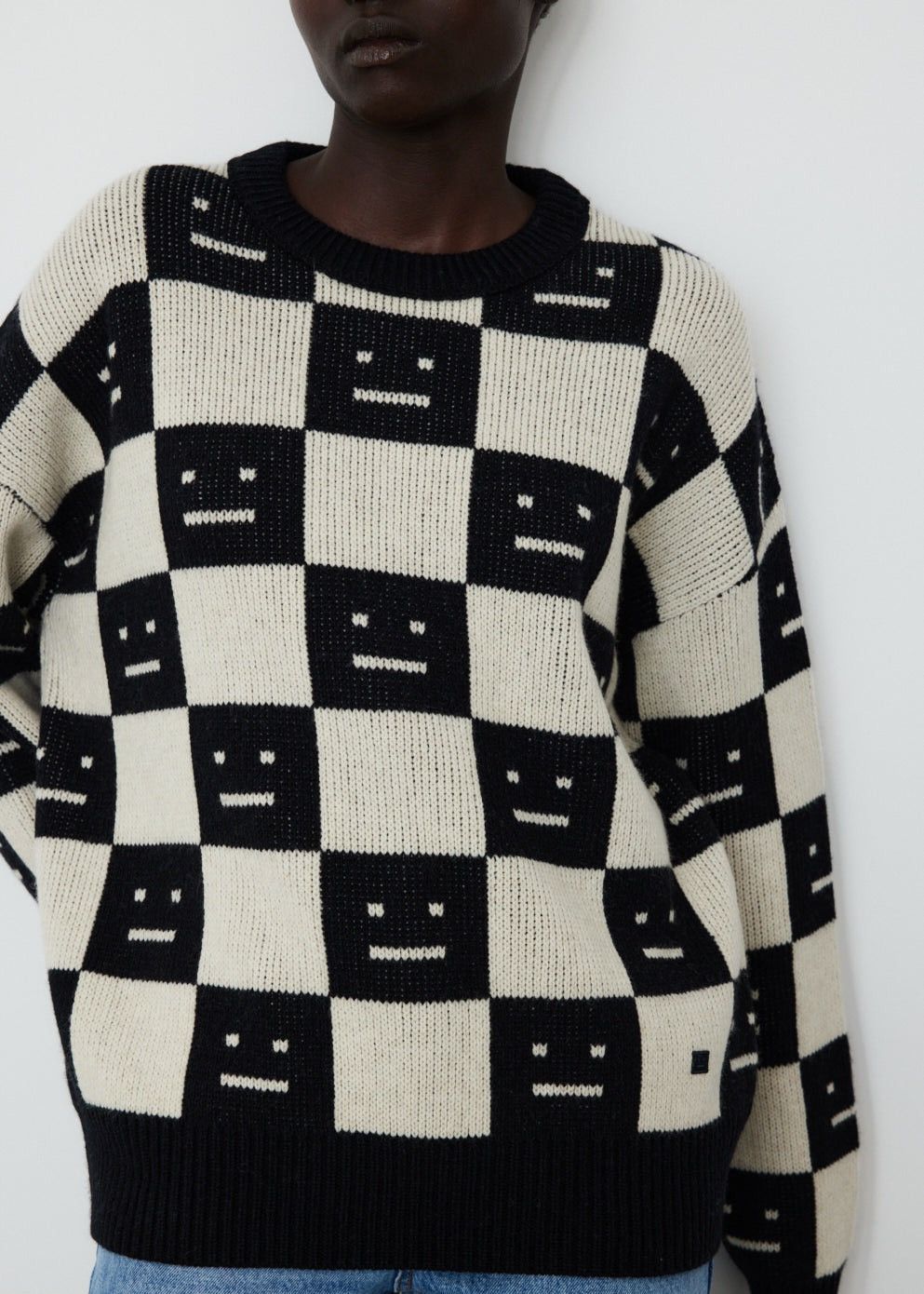 Acne Studios ACNE STUDIOS Multi Face Knit Sweater Unisex Size US L / EU 52-54 / 3 - 5 Thumbnail
