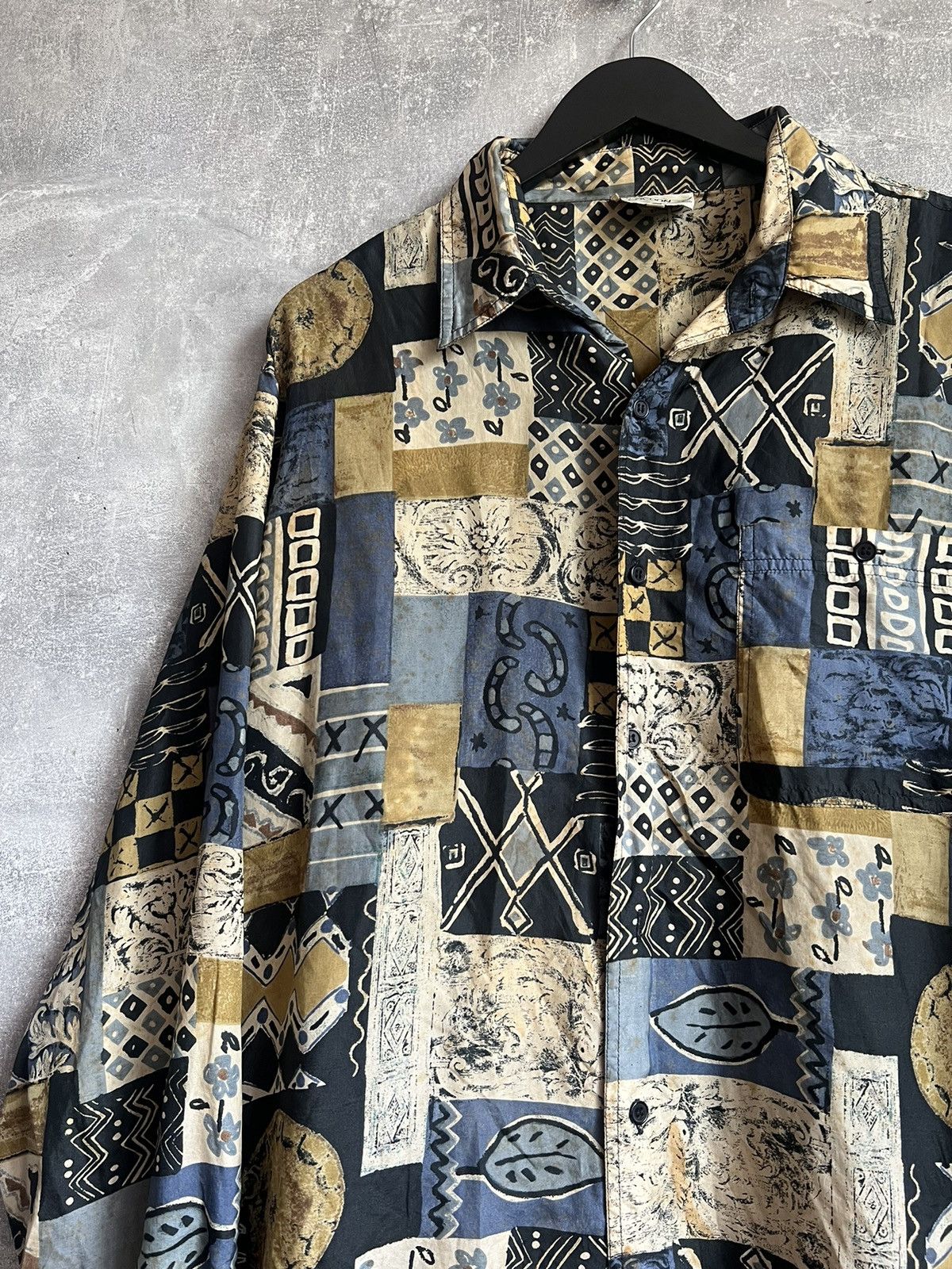 Vintage Vintage Coocon Silk Button Shirt Size L Size US L / EU 52-54 / 3 - 3 Thumbnail