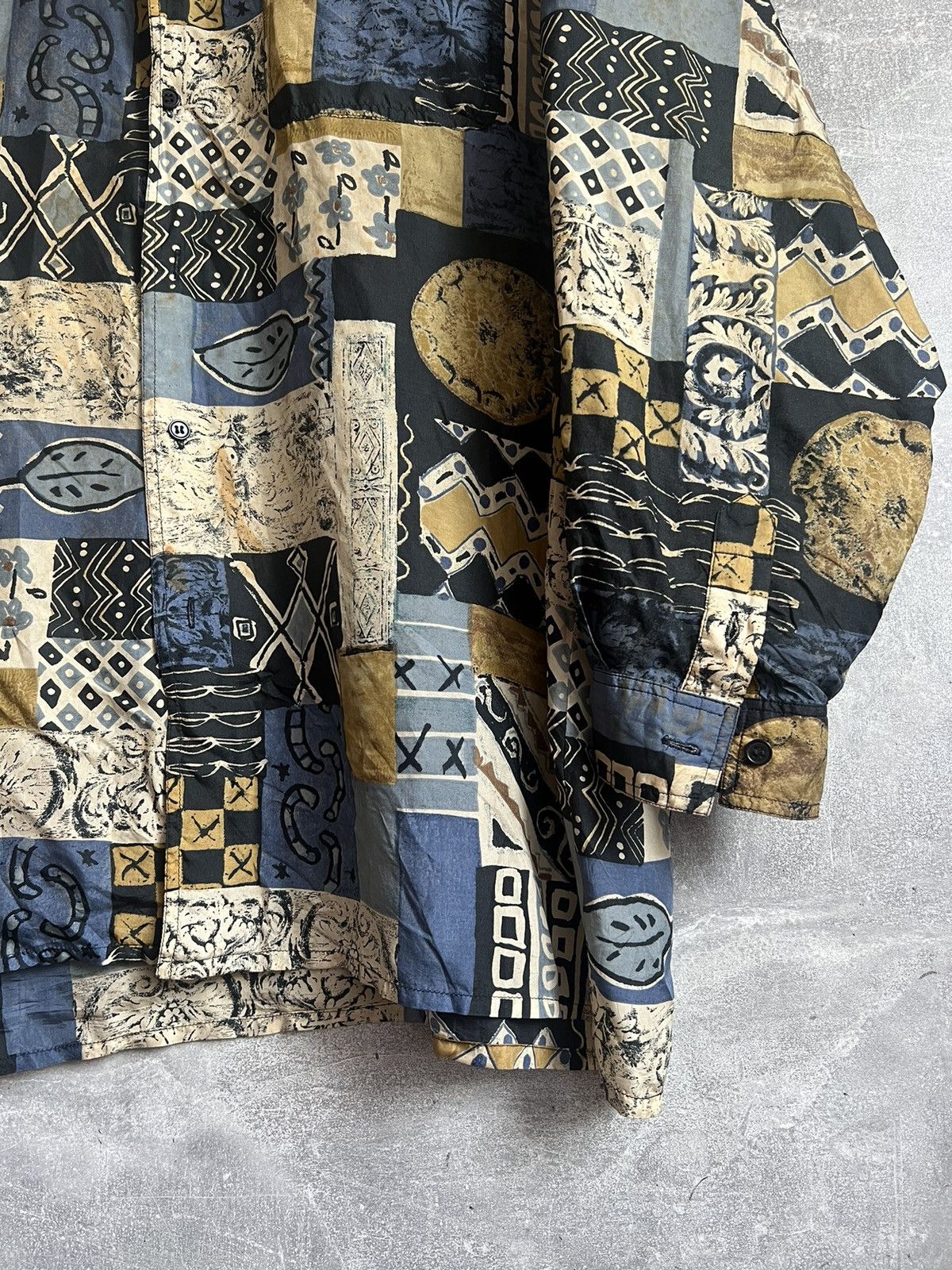 Vintage Vintage Coocon Silk Button Shirt Size L Size US L / EU 52-54 / 3 - 4 Thumbnail