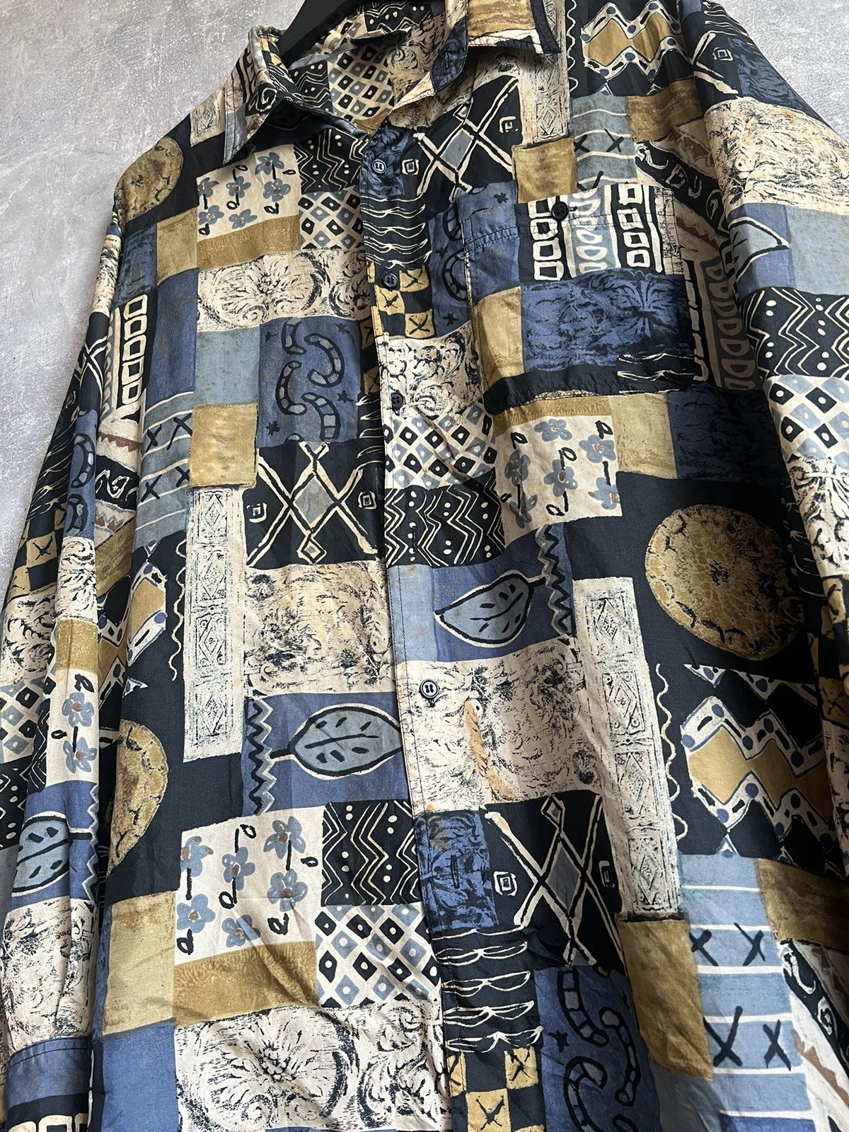 Vintage Vintage Coocon Silk Button Shirt Size L Size US L / EU 52-54 / 3 - 2 Thumbnail