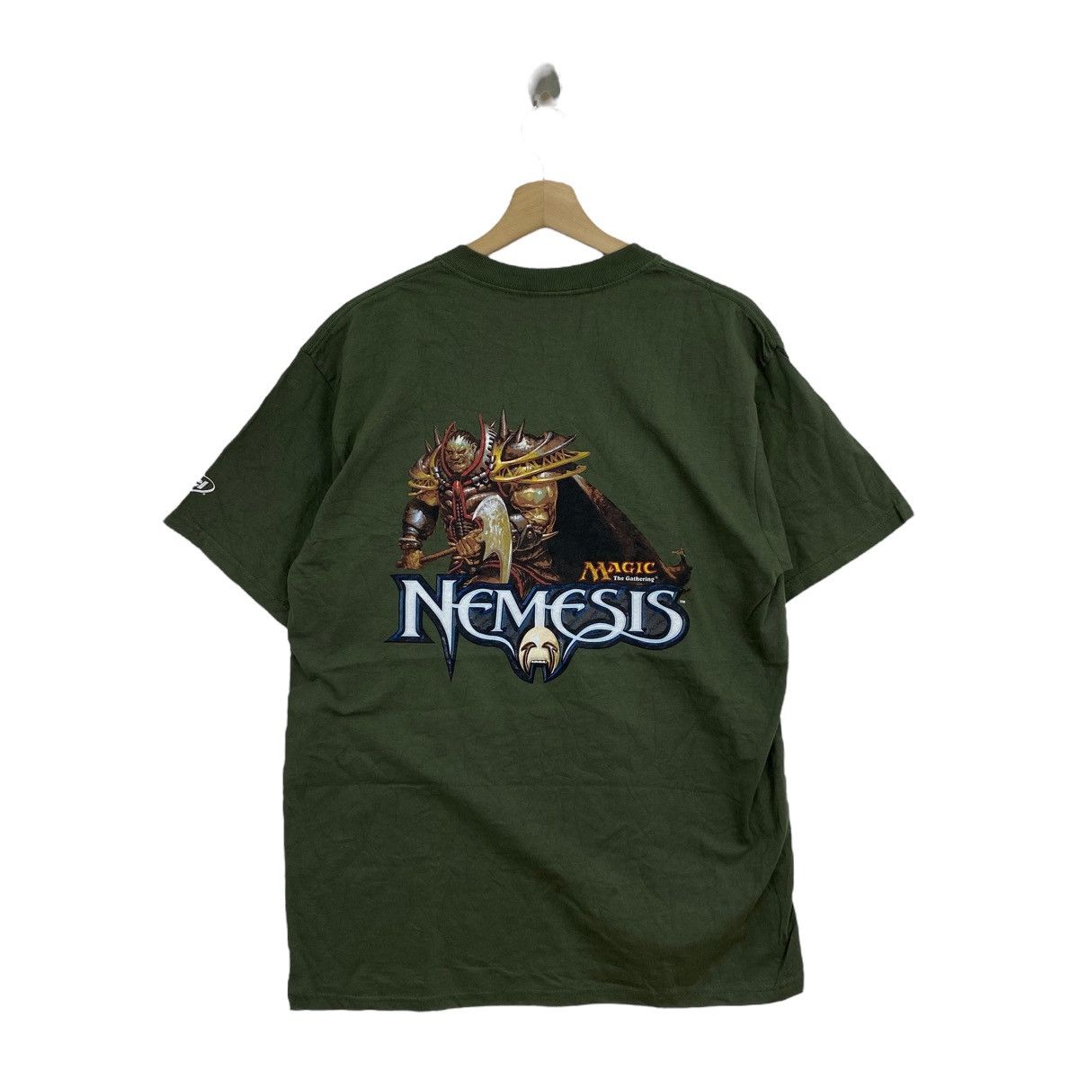 Vintage Vintage MAGIC NEMESIS Card Game Character Print Green Short Size US L / EU 52-54 / 3 - 1 Thumbnail