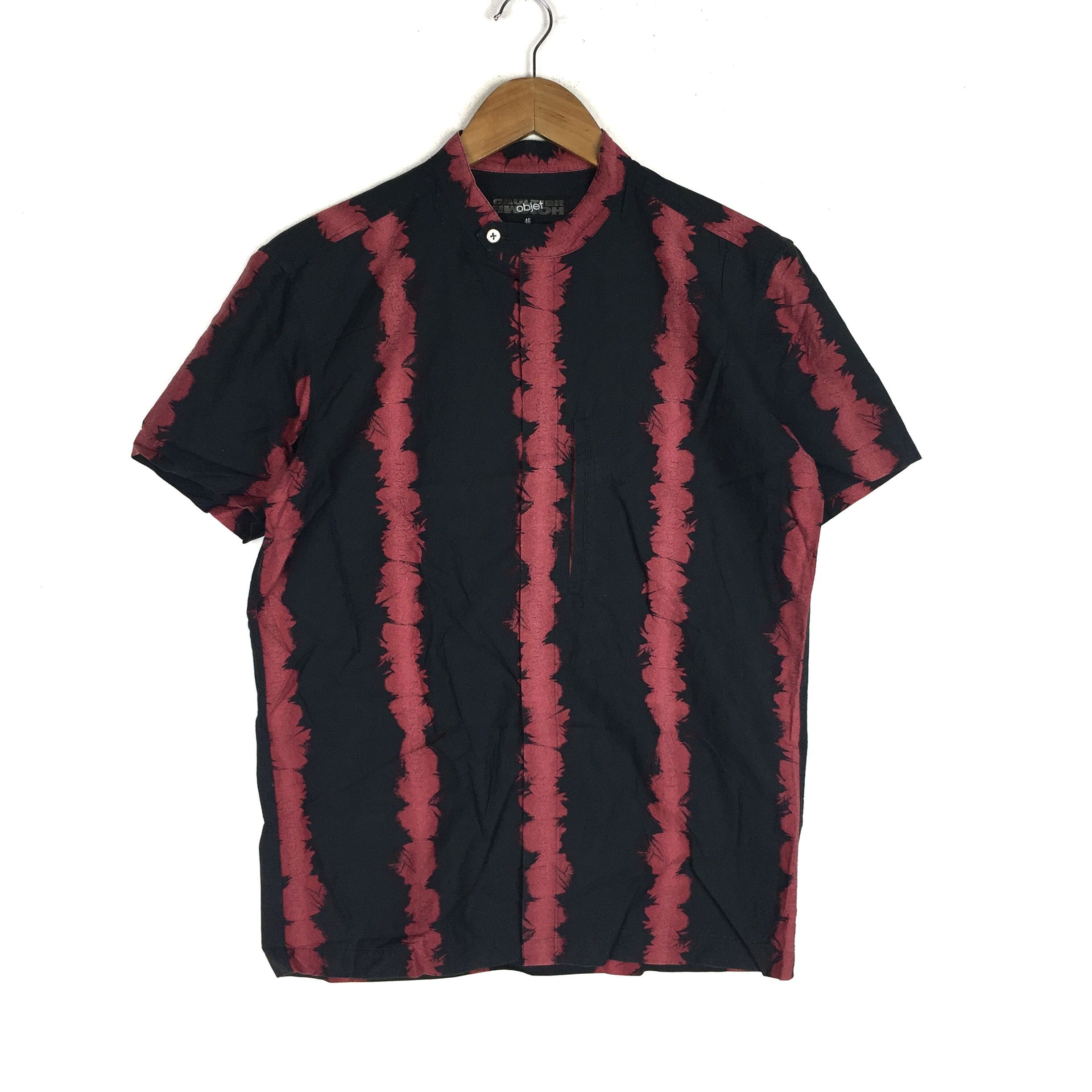 Gaultier Homme Objet GAULTIER HOMME OBJECT JEAN PAUL RED STRIPE CASUAL T-SHIRTS Size US M / EU 48-50 / 2 - 1 Thumbnail