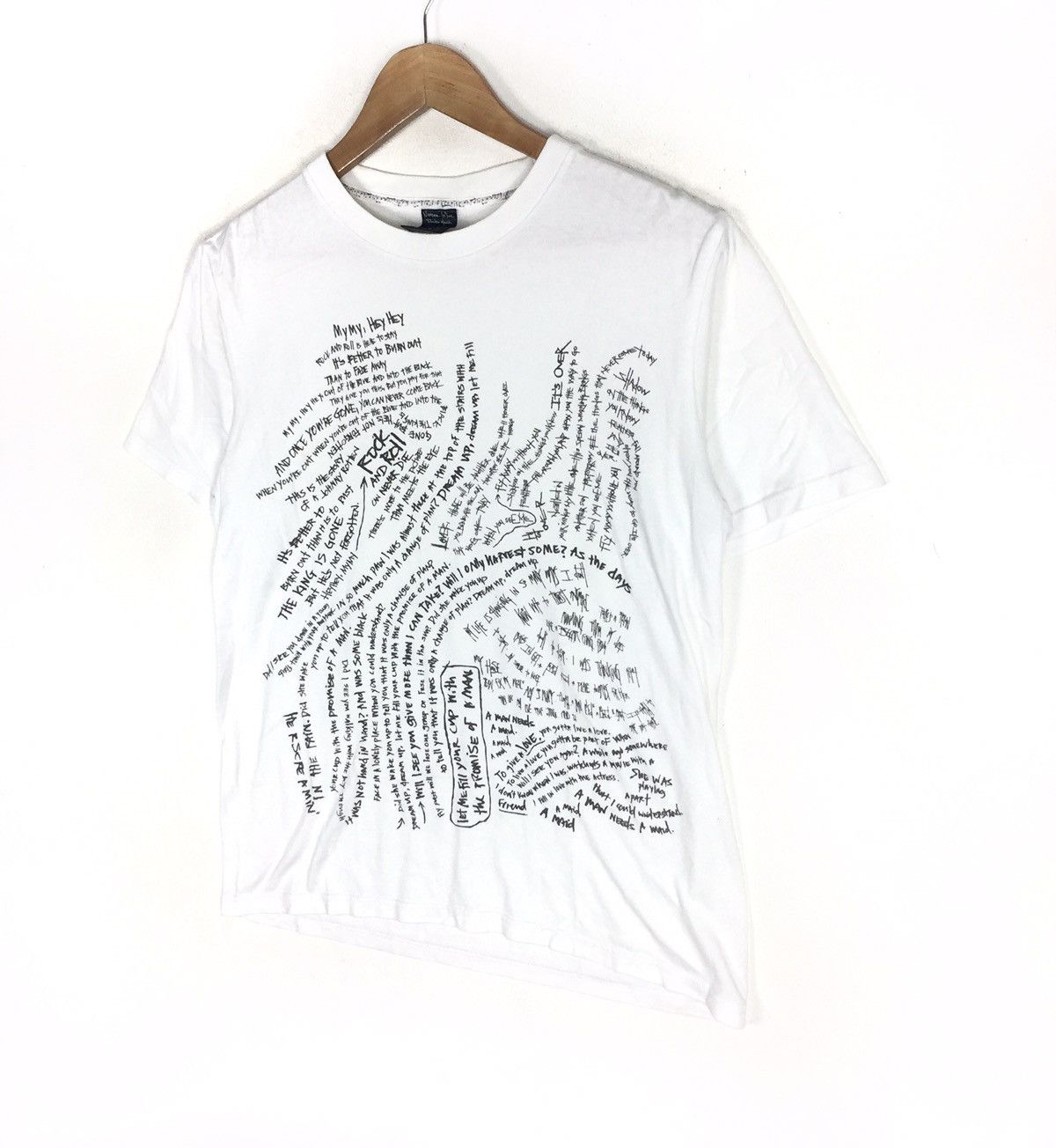 Number (N)ine VINTAGE NUMBER (N)INE For NEIL YOUNG MY MY HEY HEY T-SHIRT Size US M / EU 48-50 / 2 - 2 Thumbnail
