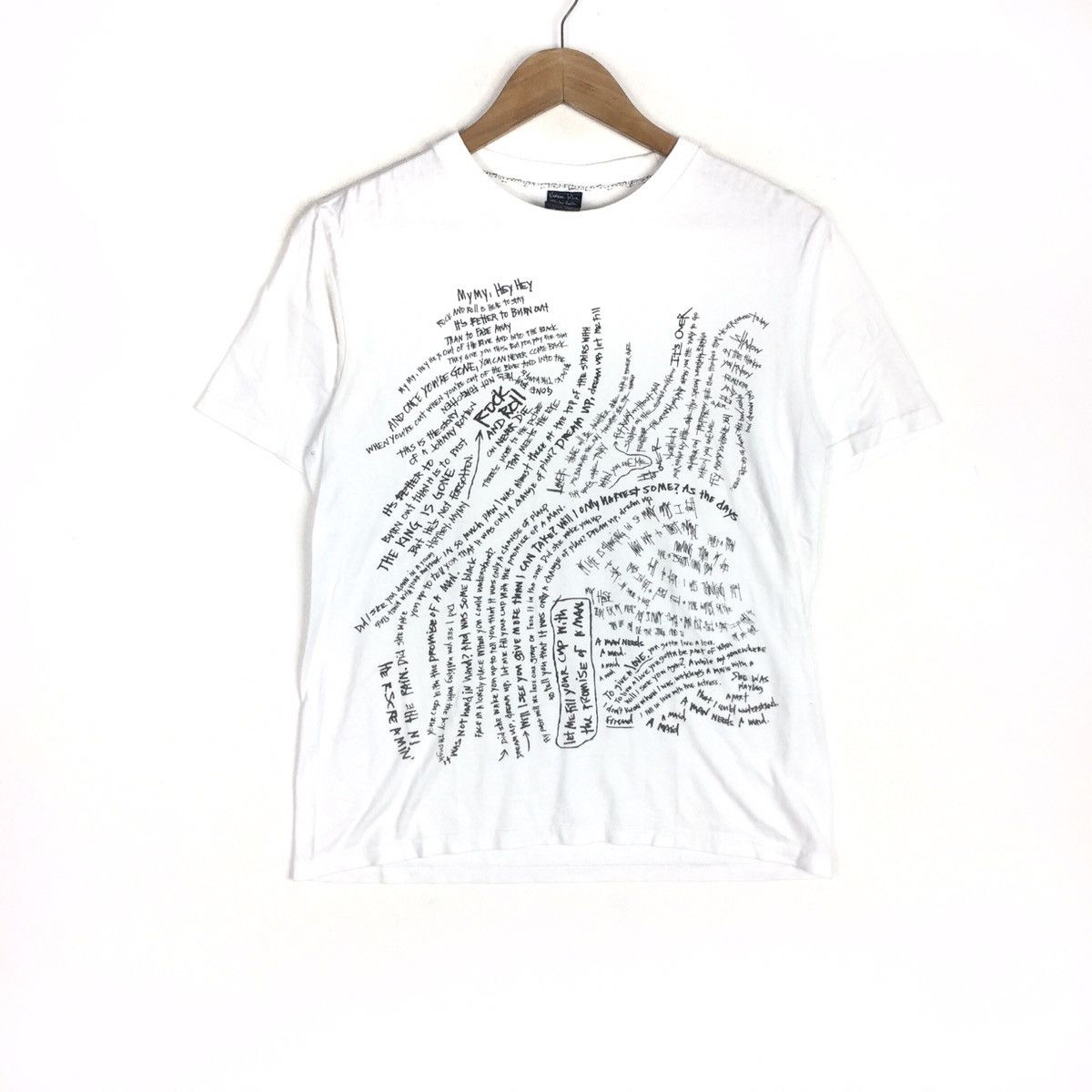 Number (N)ine VINTAGE NUMBER (N)INE For NEIL YOUNG MY MY HEY HEY T-SHIRT Size US M / EU 48-50 / 2 - 1 Thumbnail