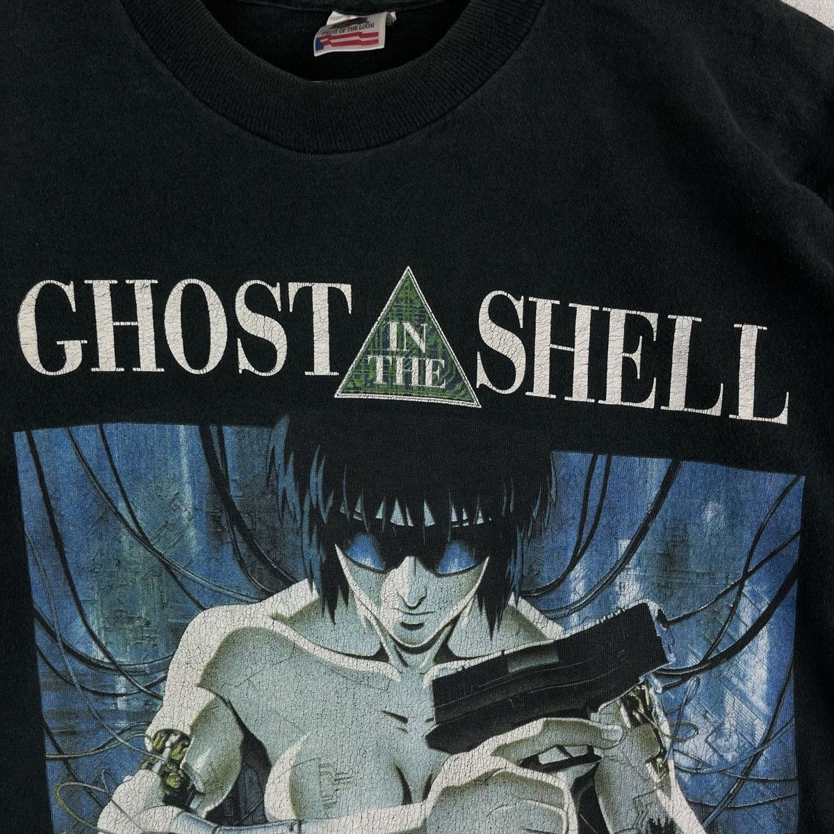 Anime GHOST IN THE SHELL Anime Manga Post Major Face Tee Shirt Size US M / EU 48-50 / 2 - 7 Thumbnail