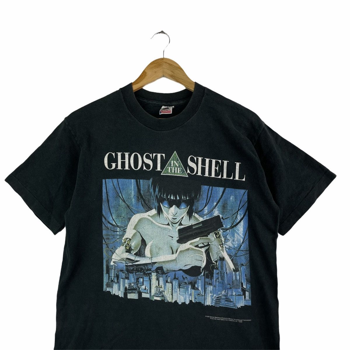 Anime GHOST IN THE SHELL Anime Manga Post Major Face Tee Shirt Size US M / EU 48-50 / 2 - 3 Thumbnail