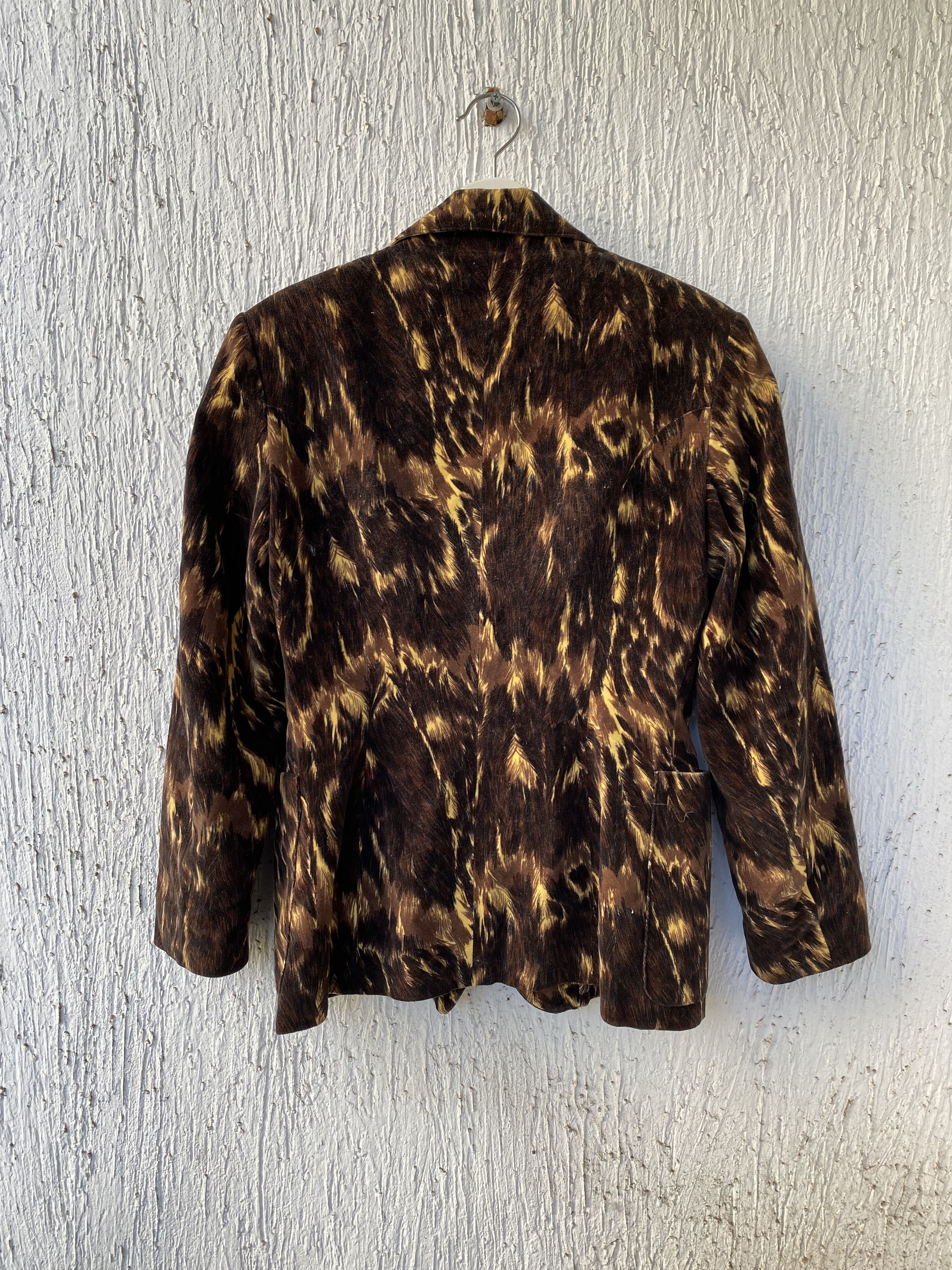Jean Paul Gaultier printed velvet blazer Size US S / EU 44-46 / 1 - 4 Thumbnail