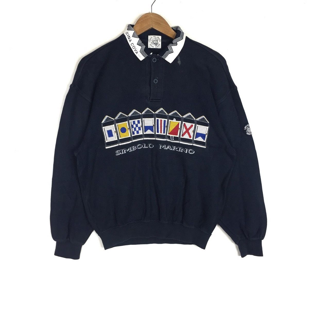 VINTAGE SINA COVA LUPO DI MARE FRANCE PARIS SWEATSHIRT