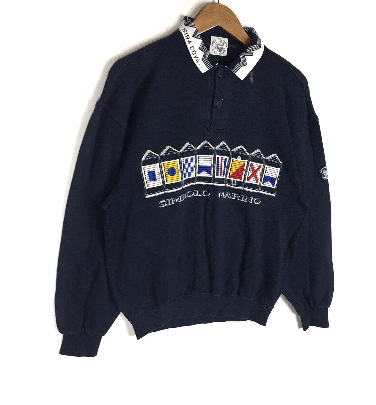 Vintage VINTAGE SINA COVA LUPO DI MARE FRANCE PARIS SWEATSHIRT Size US M / EU 48-50 / 2 - 3 Thumbnail