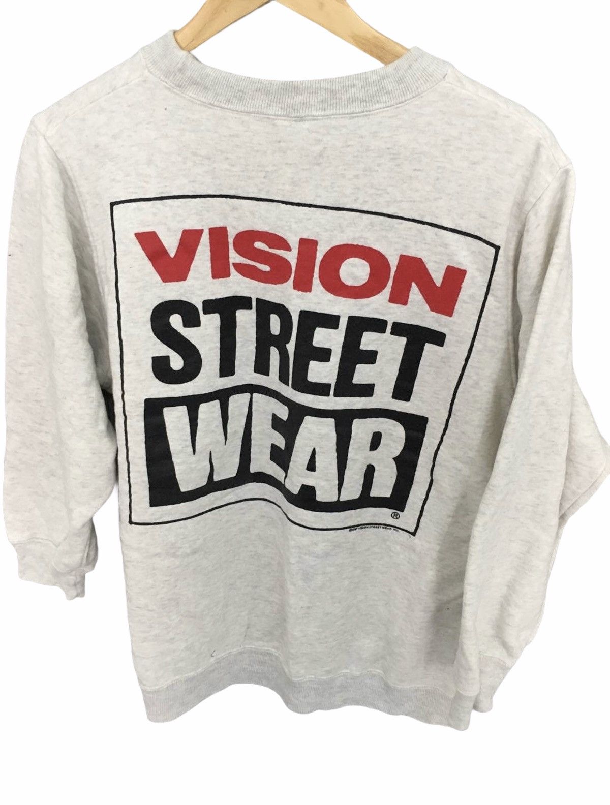 Vintage VINTAGE 1987 VISION STREET WEAR INC SKATE SWEATSHIRTS Size US L / EU 52-54 / 3 - 1 Thumbnail