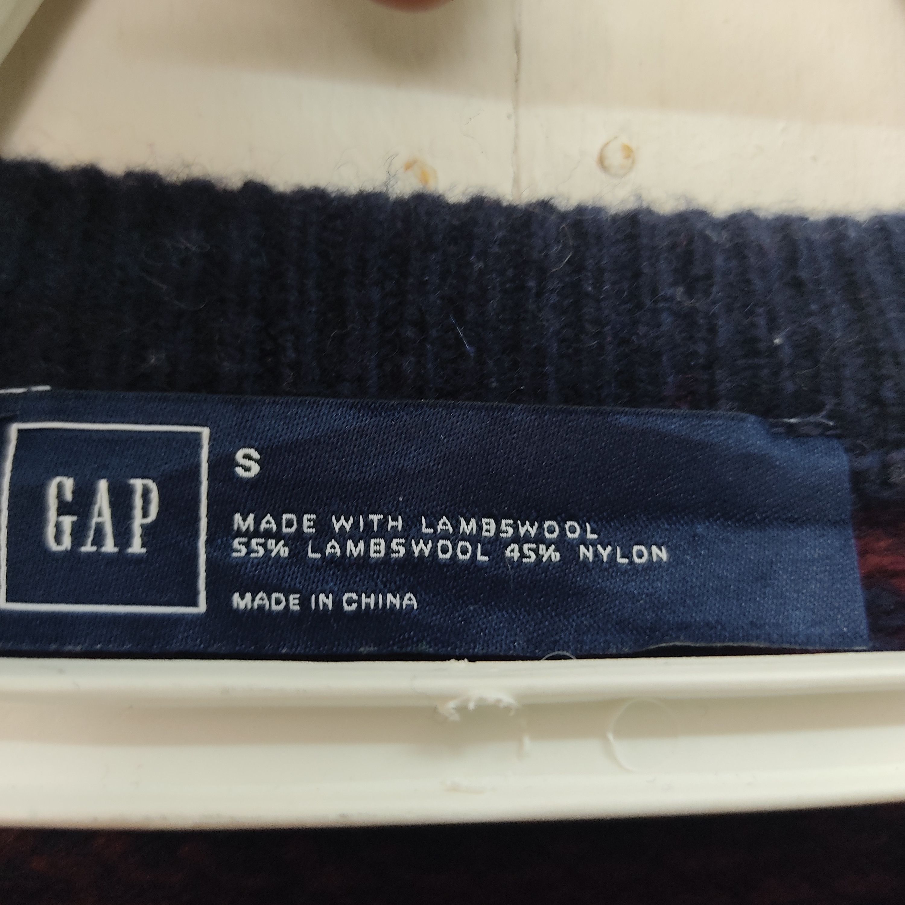 Gap × Japanese Brand Lambwool Gap Stripe Navajo Knitwear Jumper Size US M / EU 48-50 / 2 - 8 Thumbnail