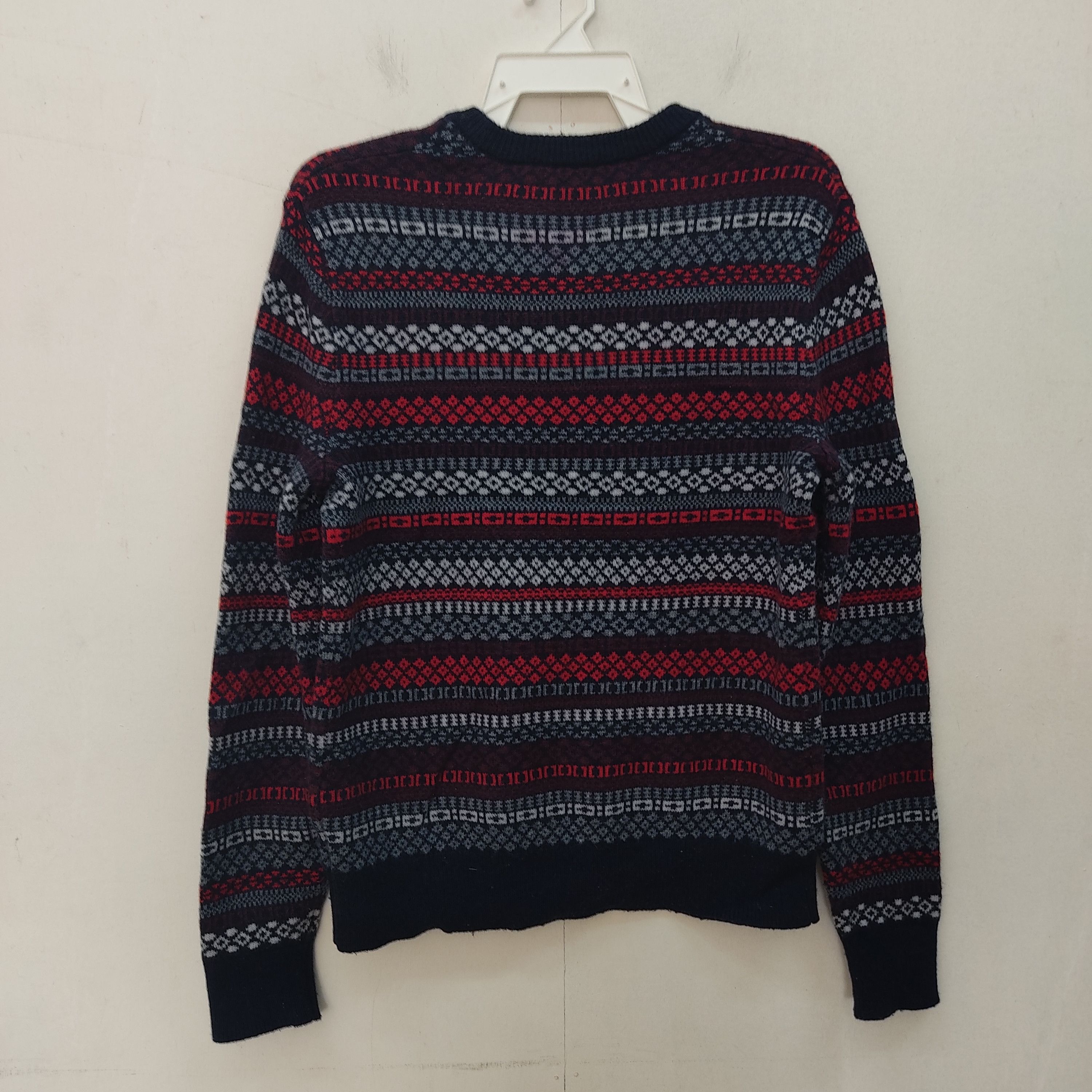 Gap × Japanese Brand Lambwool Gap Stripe Navajo Knitwear Jumper Size US M / EU 48-50 / 2 - 10 Thumbnail