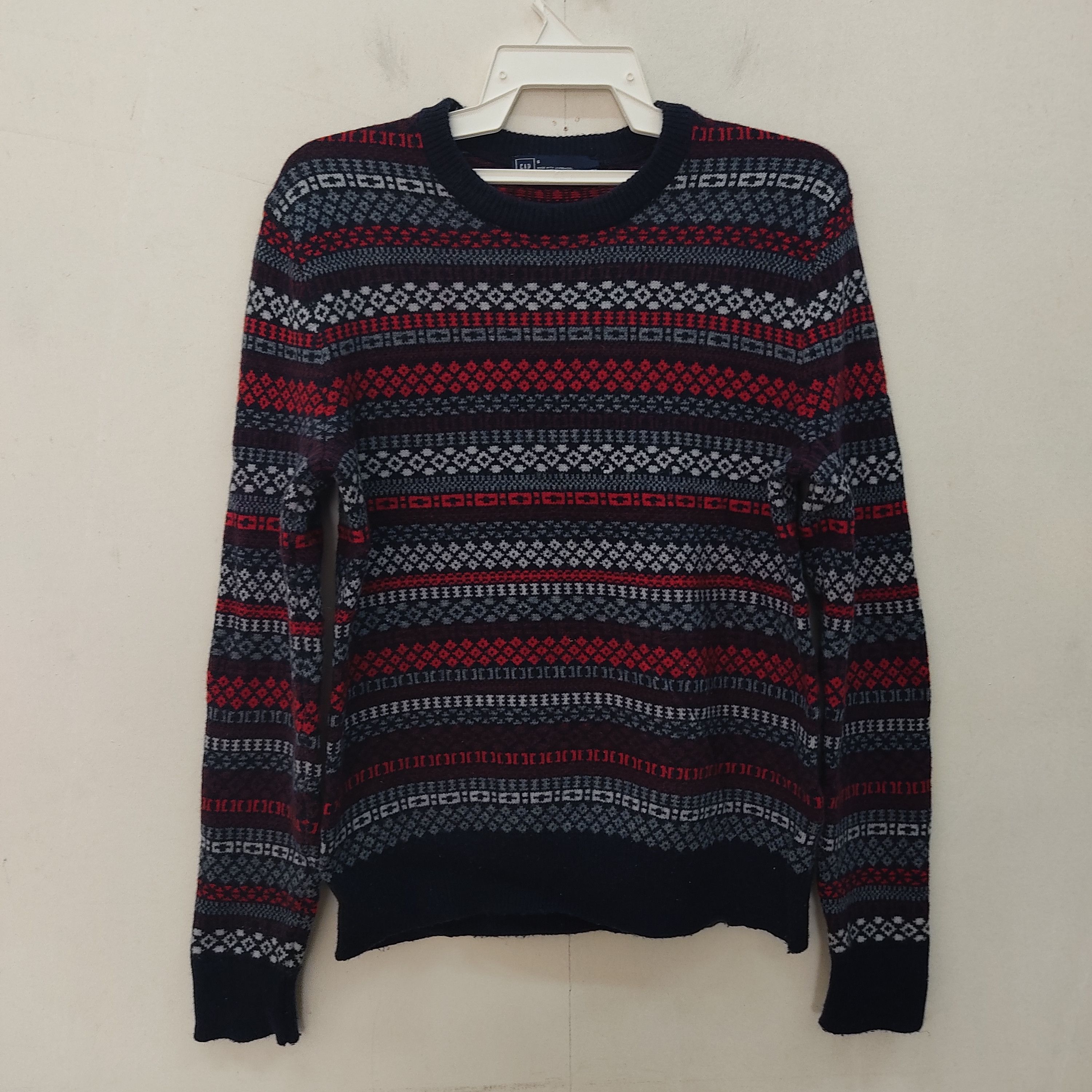 Lambwool Gap Stripe Navajo Knitwear Jumper