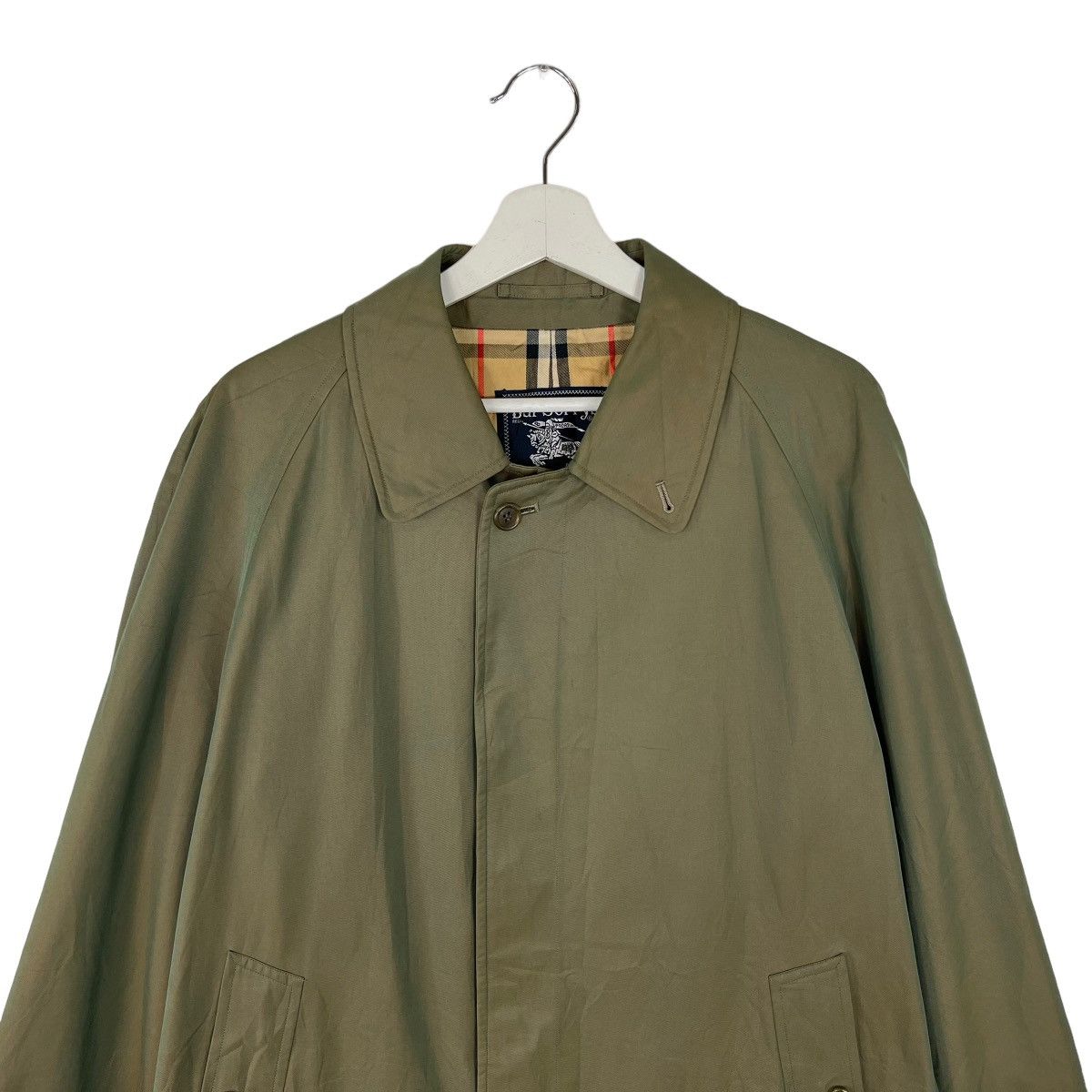 Burberry 💥 VINTAGE BURBERRYS NOVA CHECK LINING TRENCH COAT Size US M / EU 48-50 / 2 - 3 Thumbnail
