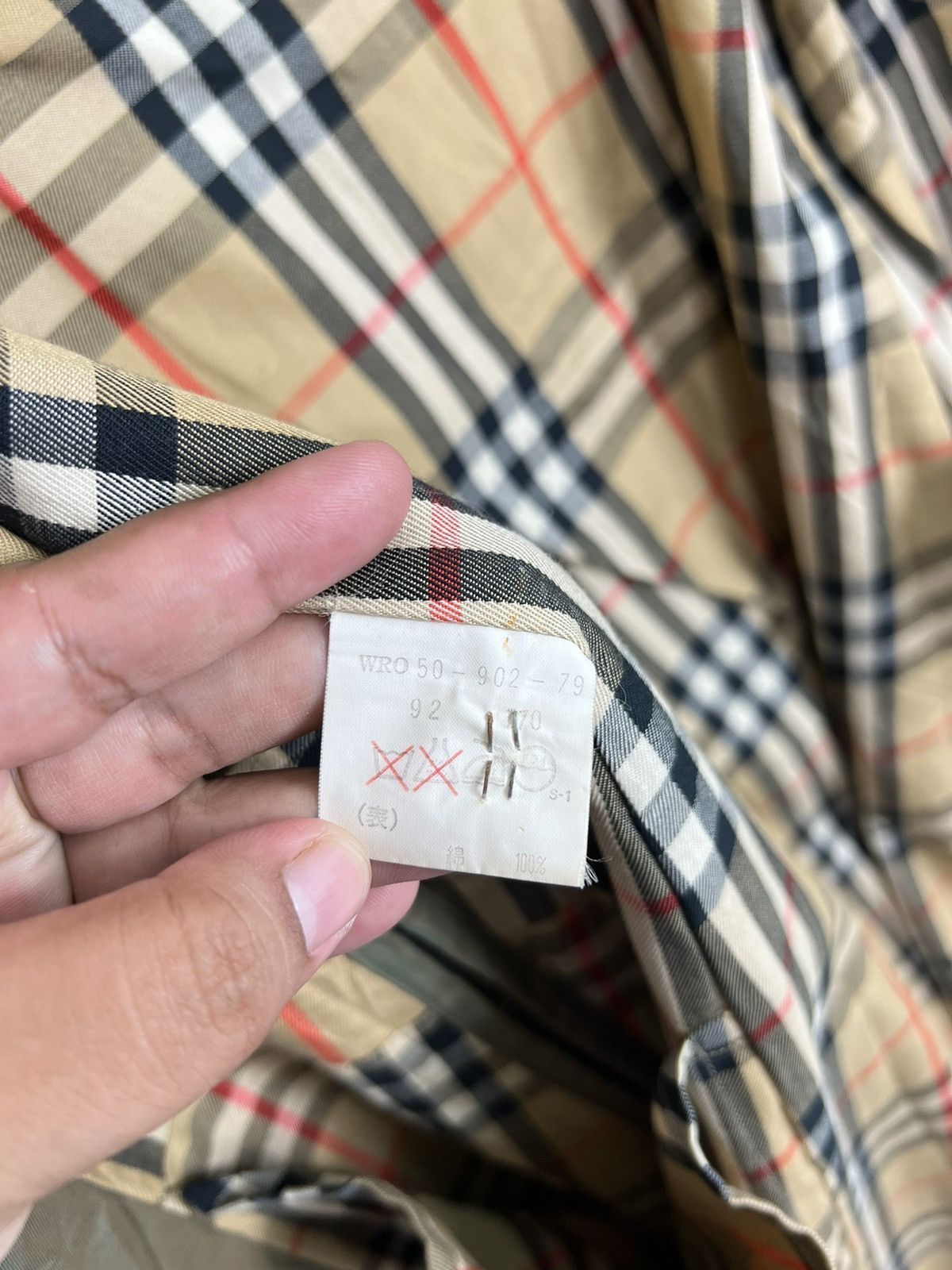 Burberry 💥 VINTAGE BURBERRYS NOVA CHECK LINING TRENCH COAT Size US M / EU 48-50 / 2 - 9 Thumbnail