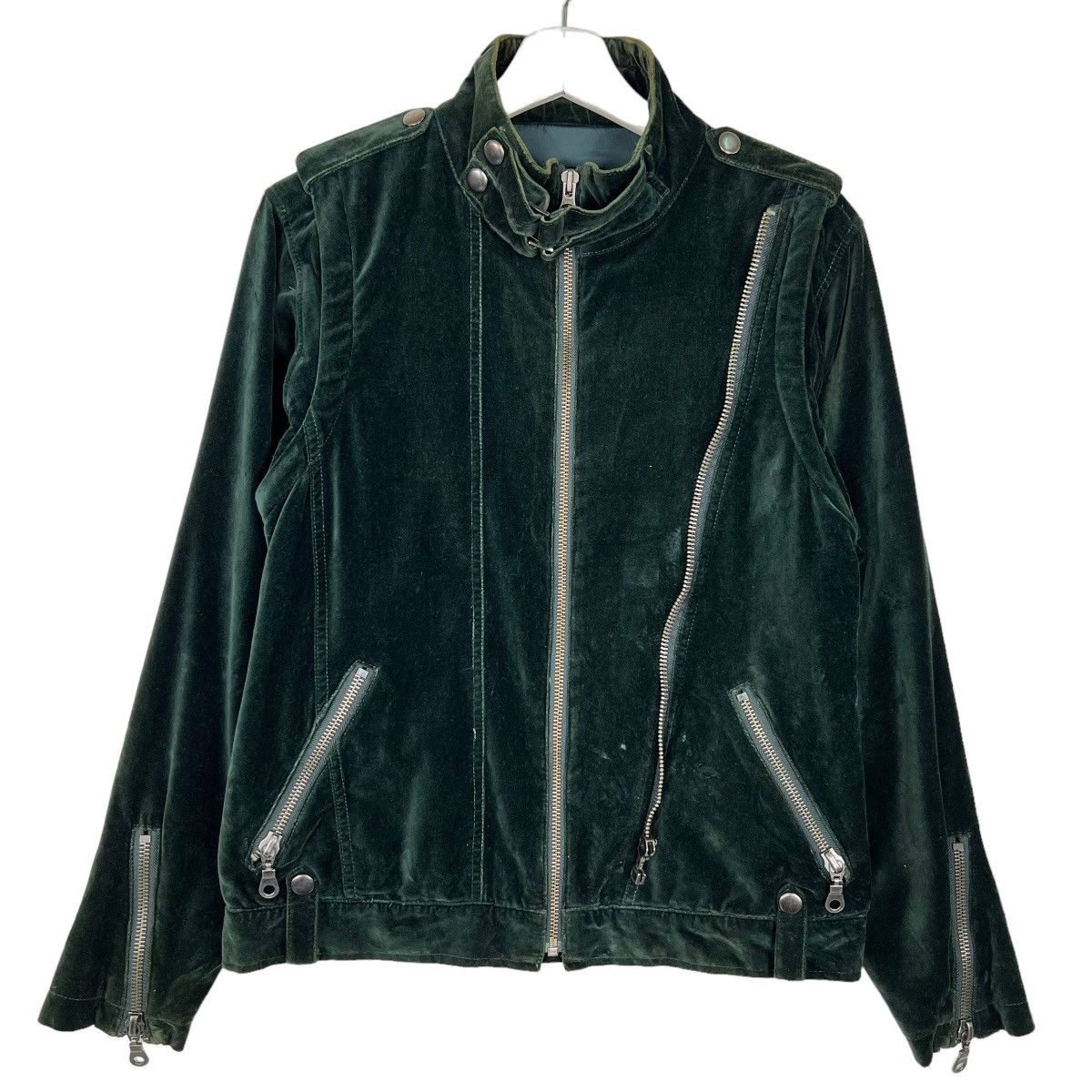 Designer × Japanese Brand 💥 VELVET POWER THE PEOPLE ZIPPER JACKET Size US M / EU 48-50 / 2 - 1 Thumbnail