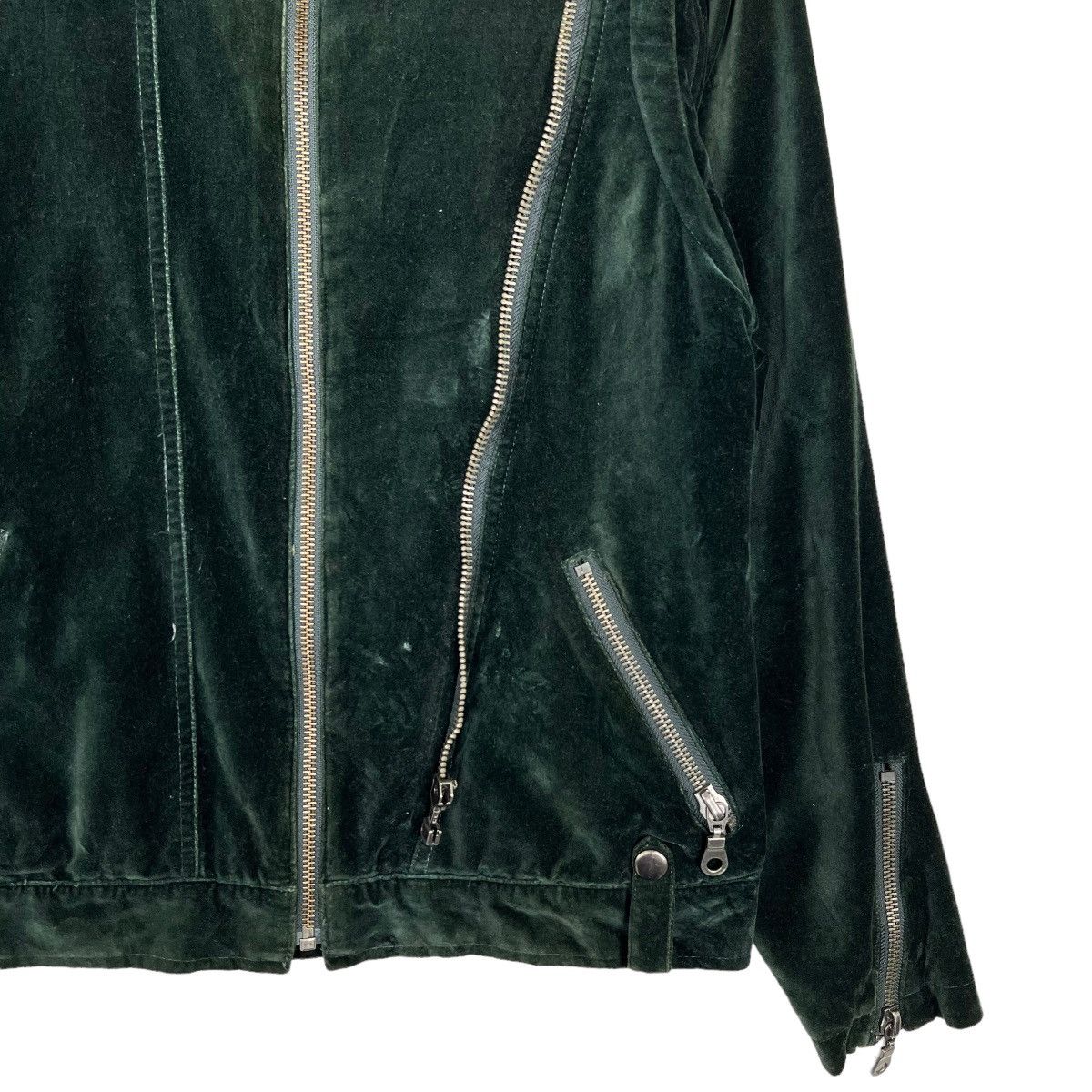 Designer × Japanese Brand 💥 VELVET POWER THE PEOPLE ZIPPER JACKET Size US M / EU 48-50 / 2 - 4 Thumbnail
