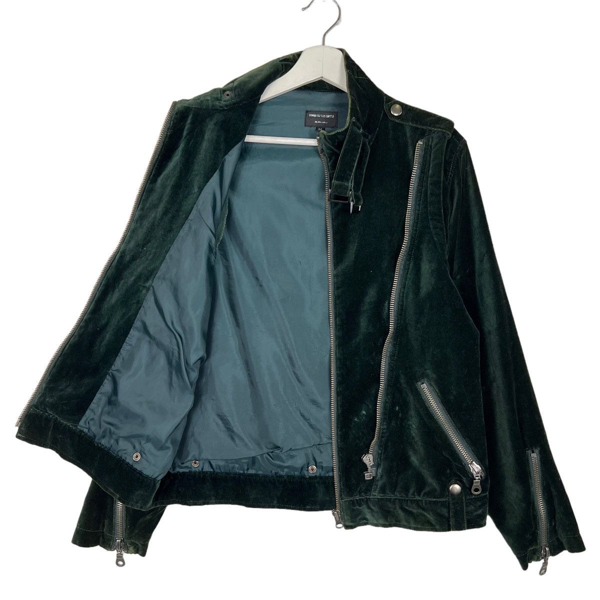 Designer × Japanese Brand 💥 VELVET POWER THE PEOPLE ZIPPER JACKET Size US M / EU 48-50 / 2 - 6 Thumbnail