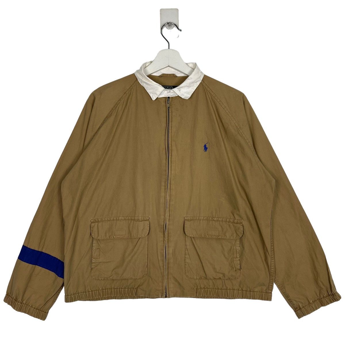 Polo Ralph Lauren 💥 VINTAGE POLO RALPH LAUREN GREEN LABEL CROP JACKET Size US XL / EU 56 / 4 - 1 Thumbnail