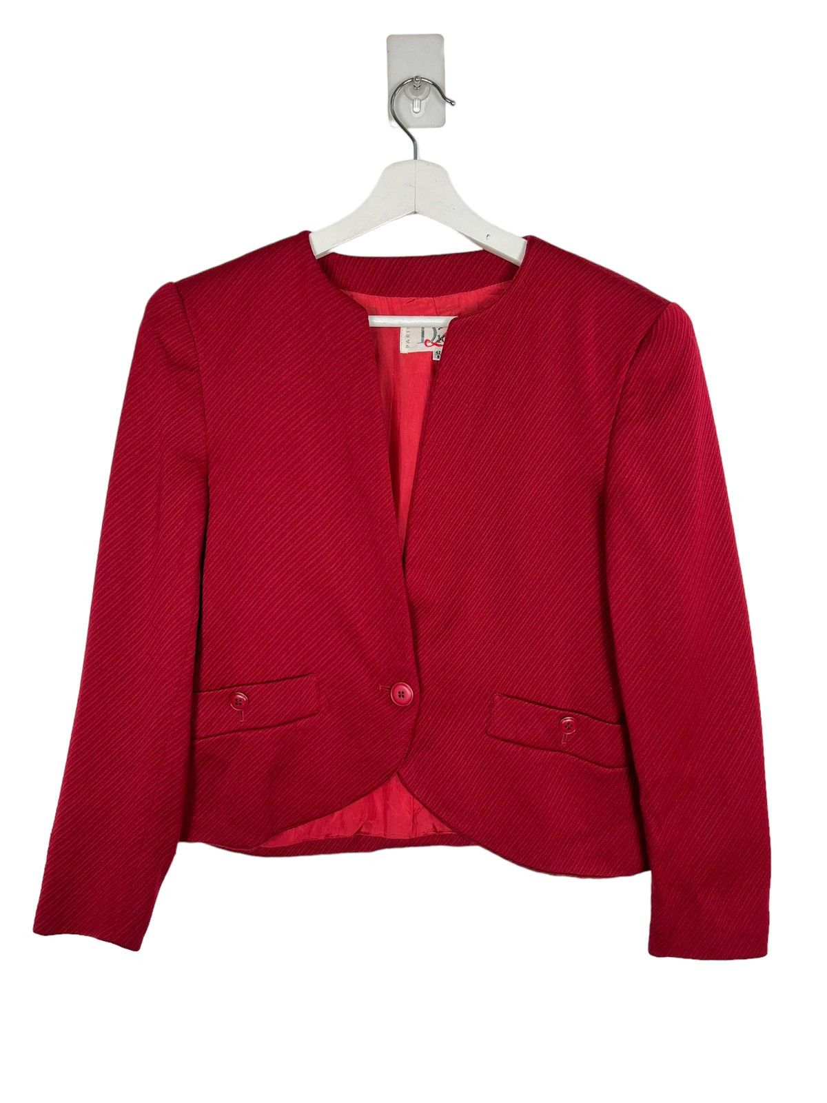 Dior 💥 VINTAGE DIOR 2 WOOL LAZER JACKET MADE IN ITALY Size M / US 6-8 / IT 42-44 - 5 Thumbnail