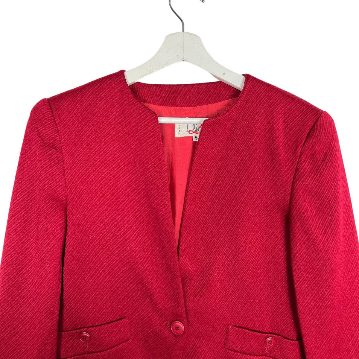 Dior 💥 VINTAGE DIOR 2 WOOL LAZER JACKET MADE IN ITALY Size M / US 6-8 / IT 42-44 - 2 Thumbnail