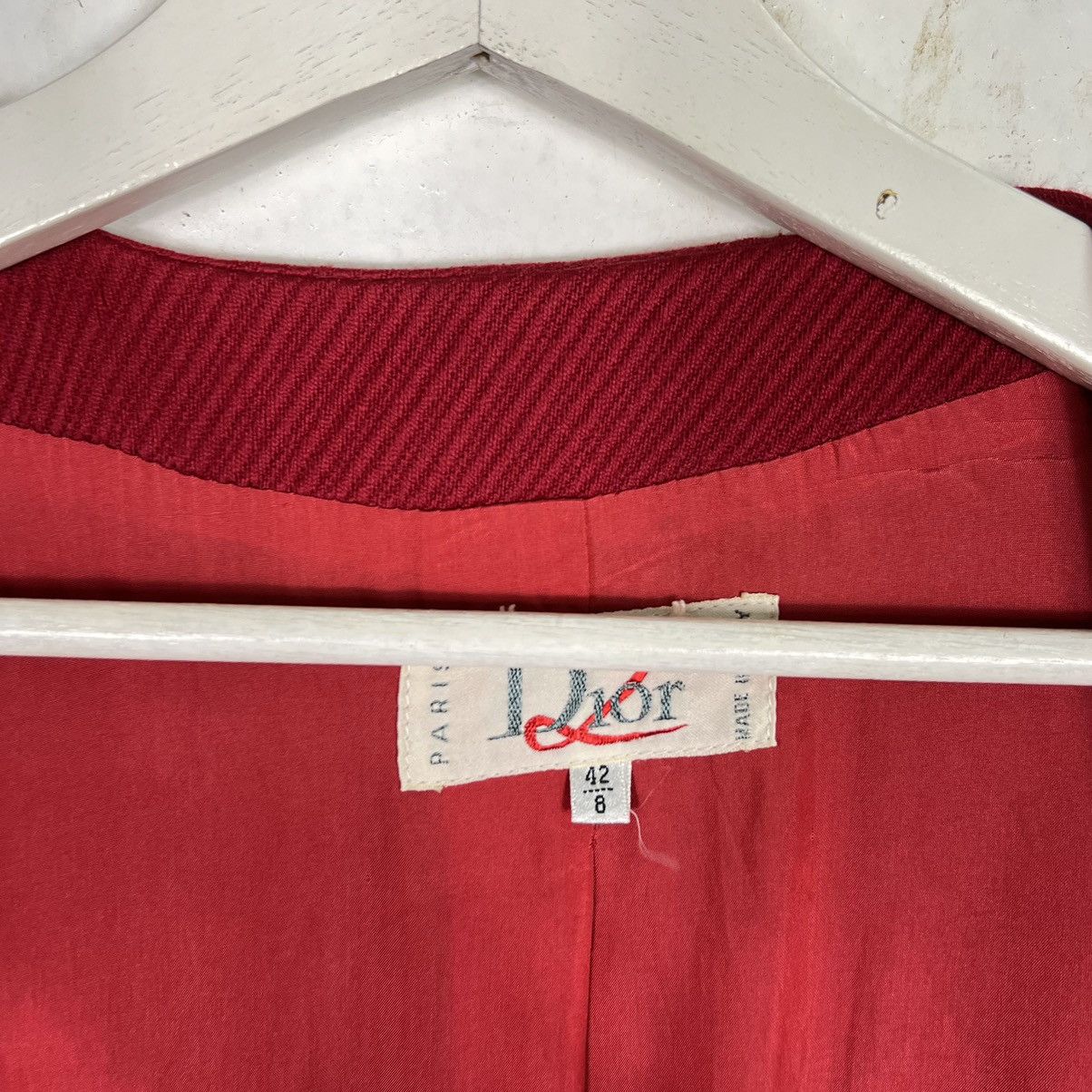 Dior 💥 VINTAGE DIOR 2 WOOL LAZER JACKET MADE IN ITALY Size M / US 6-8 / IT 42-44 - 10 Thumbnail