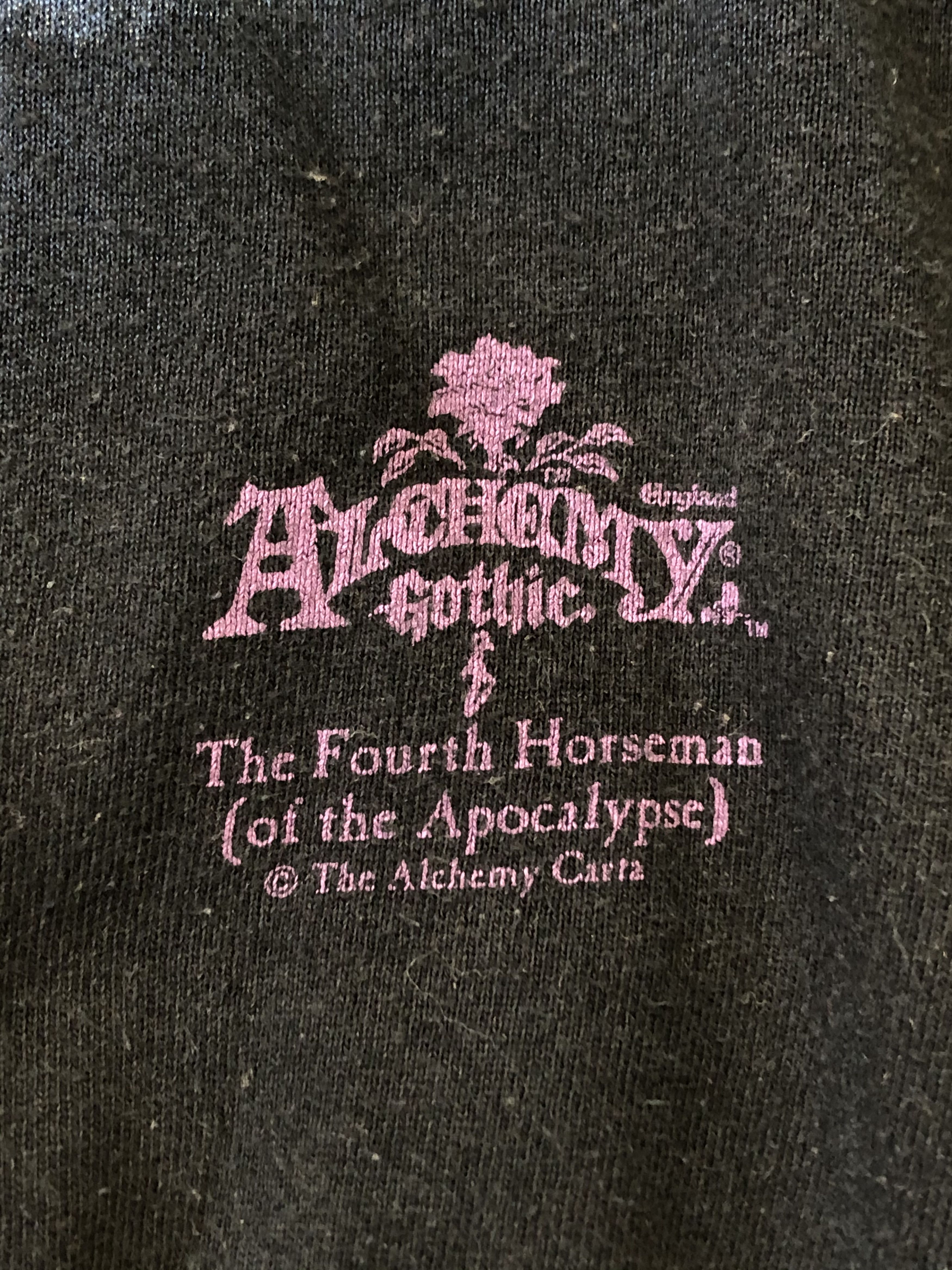 Alchemy Equipment × Vintage Vintage Alchemy Gothic The Fourth Horseman Hoodie Y2K Size US L / EU 52-54 / 3 - 3 Thumbnail