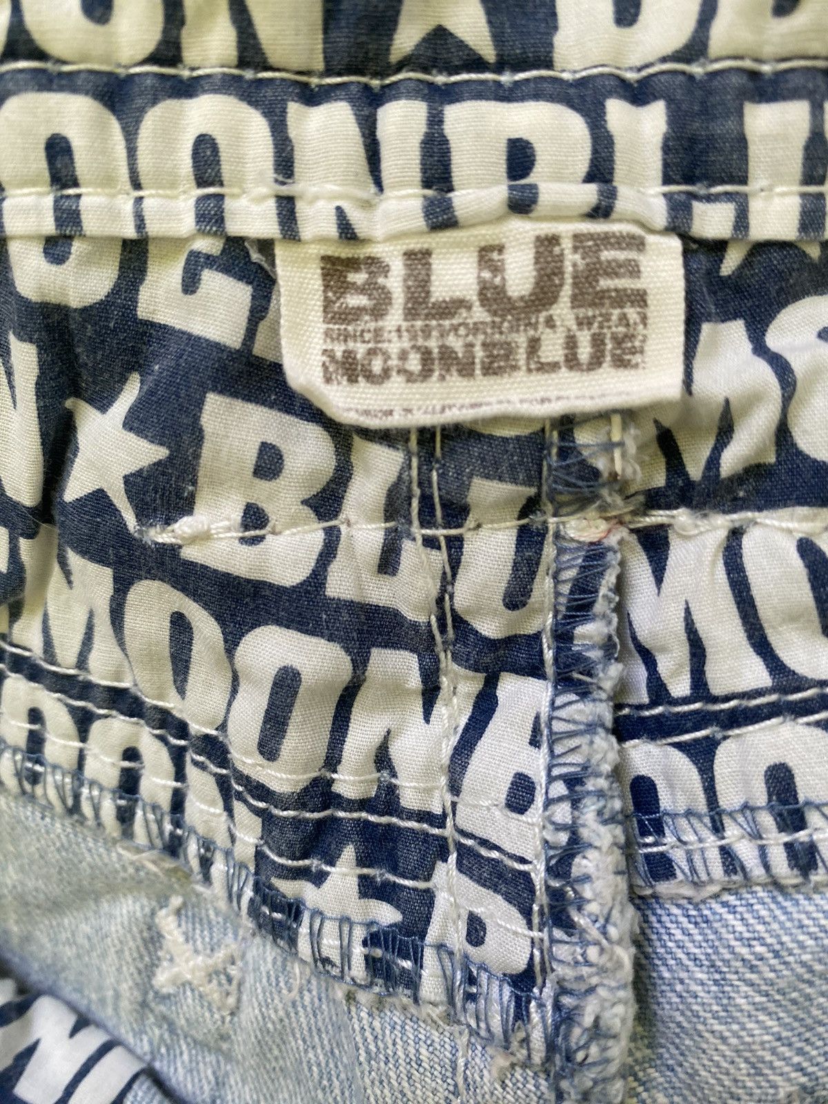 Designer × Japanese Brand × Vintage VINTAGE BLUE MOON JEANS Size 27" / US 4 / IT 40 - 7 Thumbnail