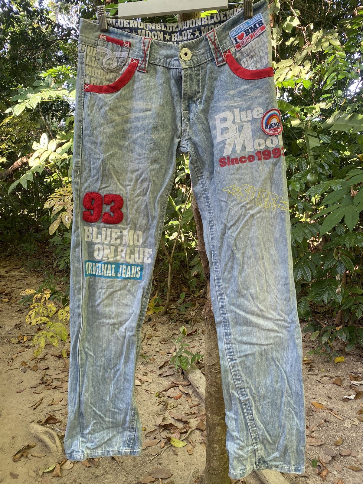 Designer × Japanese Brand × Vintage VINTAGE BLUE MOON JEANS Size 27" / US 4 / IT 40 - 1 Thumbnail