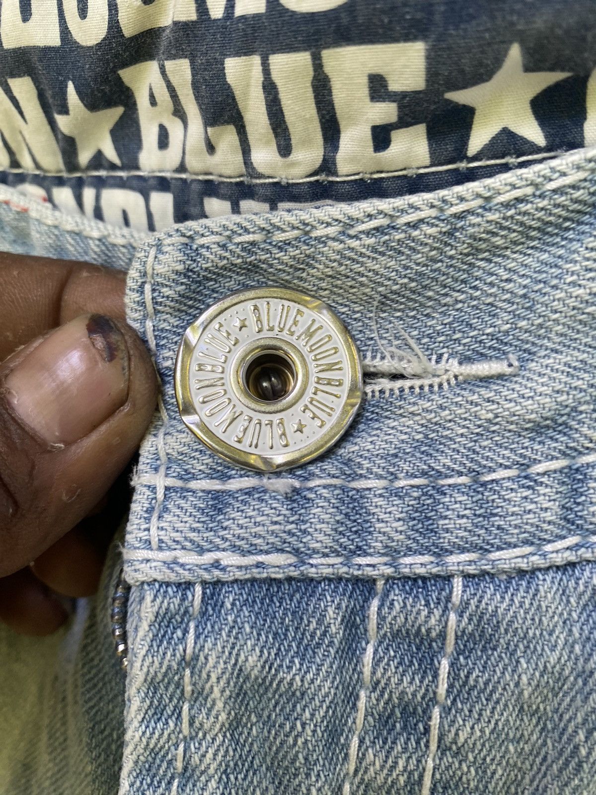 Designer × Japanese Brand × Vintage VINTAGE BLUE MOON JEANS Size 27" / US 4 / IT 40 - 5 Thumbnail