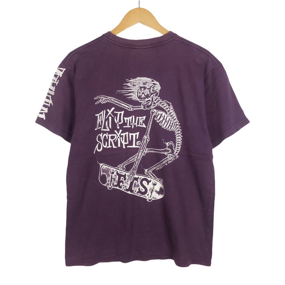 Vintage Flip The Script Skateboarding T Shirt Size US M / EU 48-50 / 2 - 1 Thumbnail