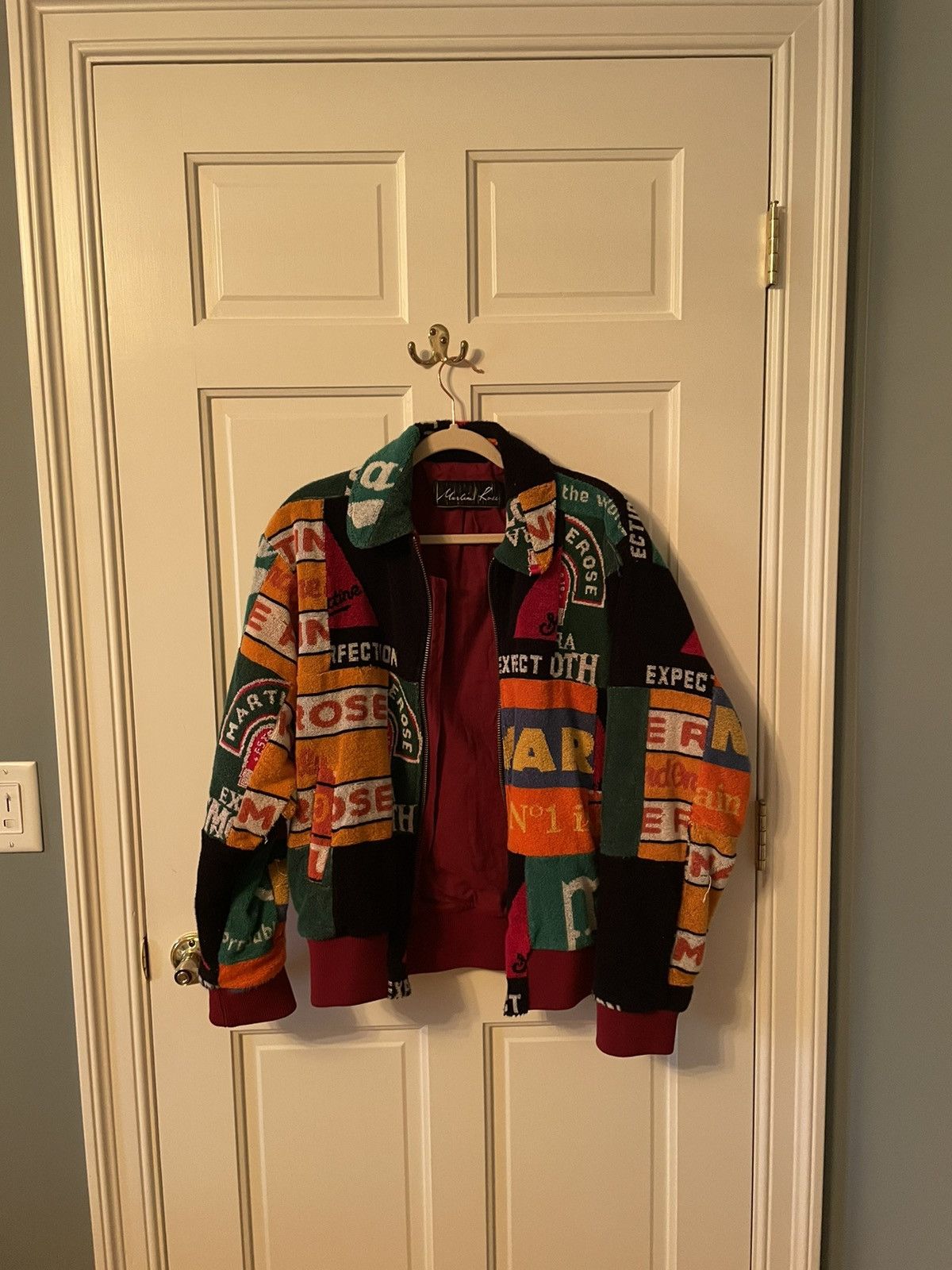rare martine rose beermat jacket