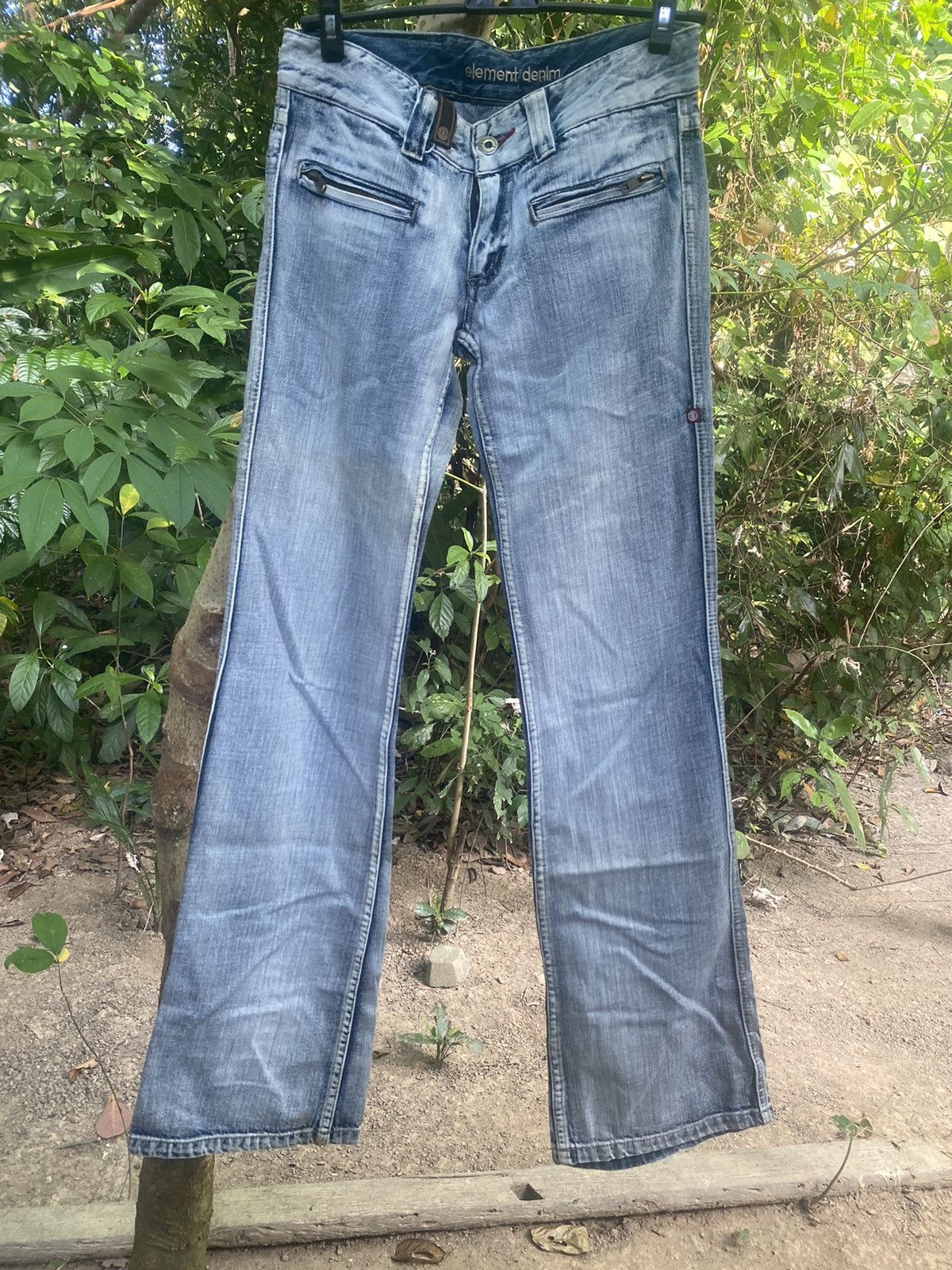 Element × Japanese Brand × Vintage VINTAGE ELEMENT FLARE JEANS Size 28" / US 6 / IT 42 - 1 Thumbnail