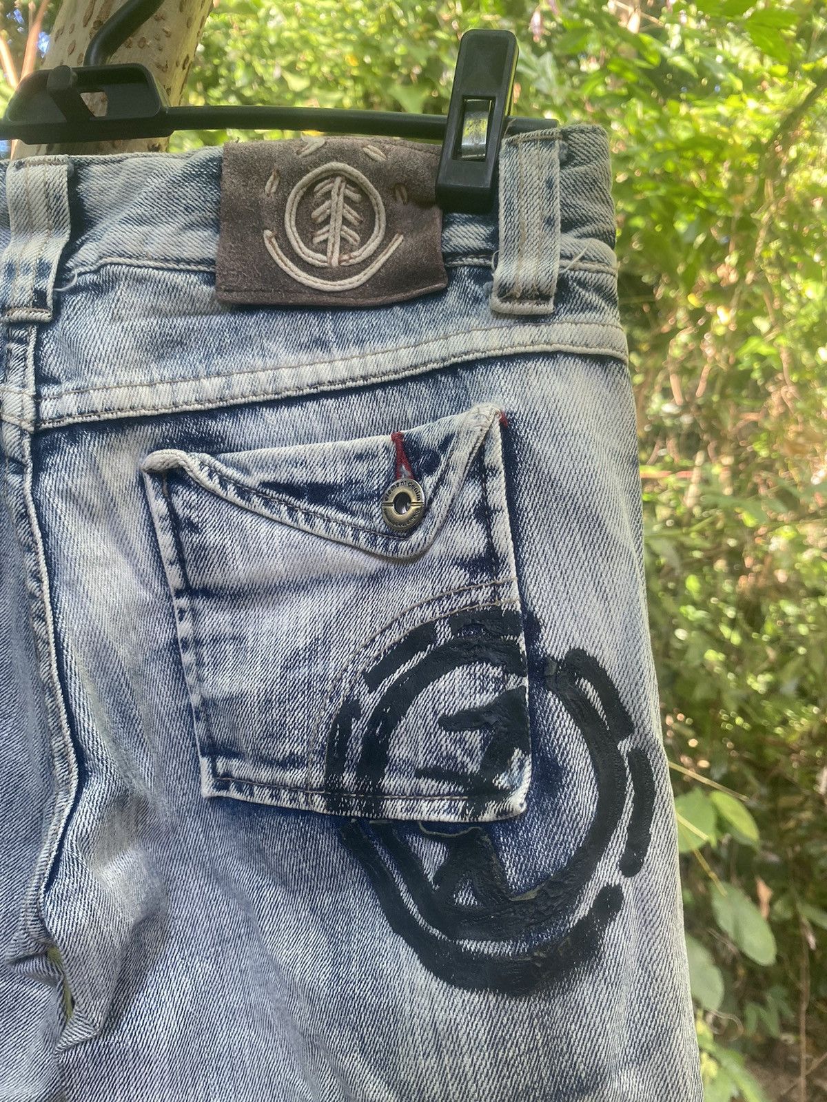 Element × Japanese Brand × Vintage VINTAGE ELEMENT FLARE JEANS Size 28" / US 6 / IT 42 - 4 Thumbnail